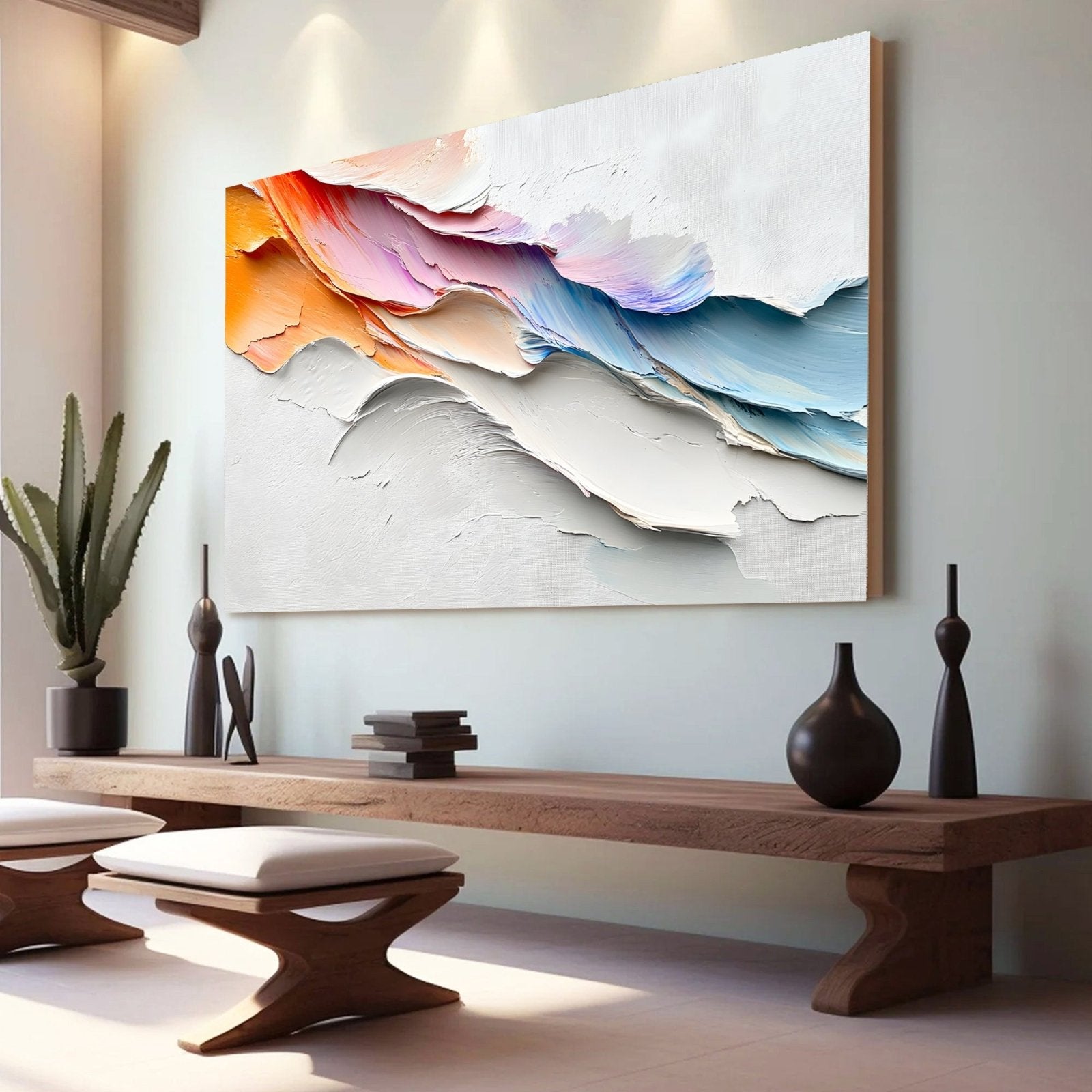 Abstract Painting "Suavidad de la Vida" - nukeart