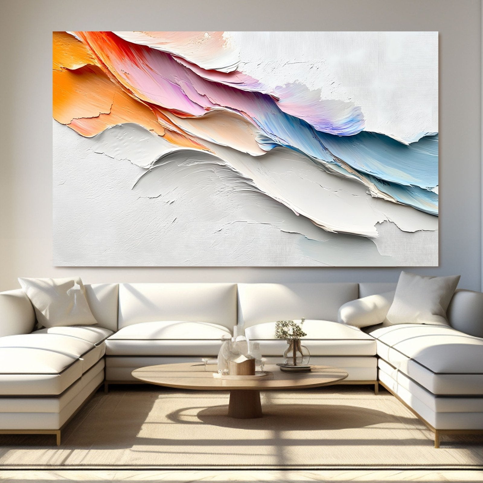Abstract Painting "Suavidad de la Vida" - nukeart