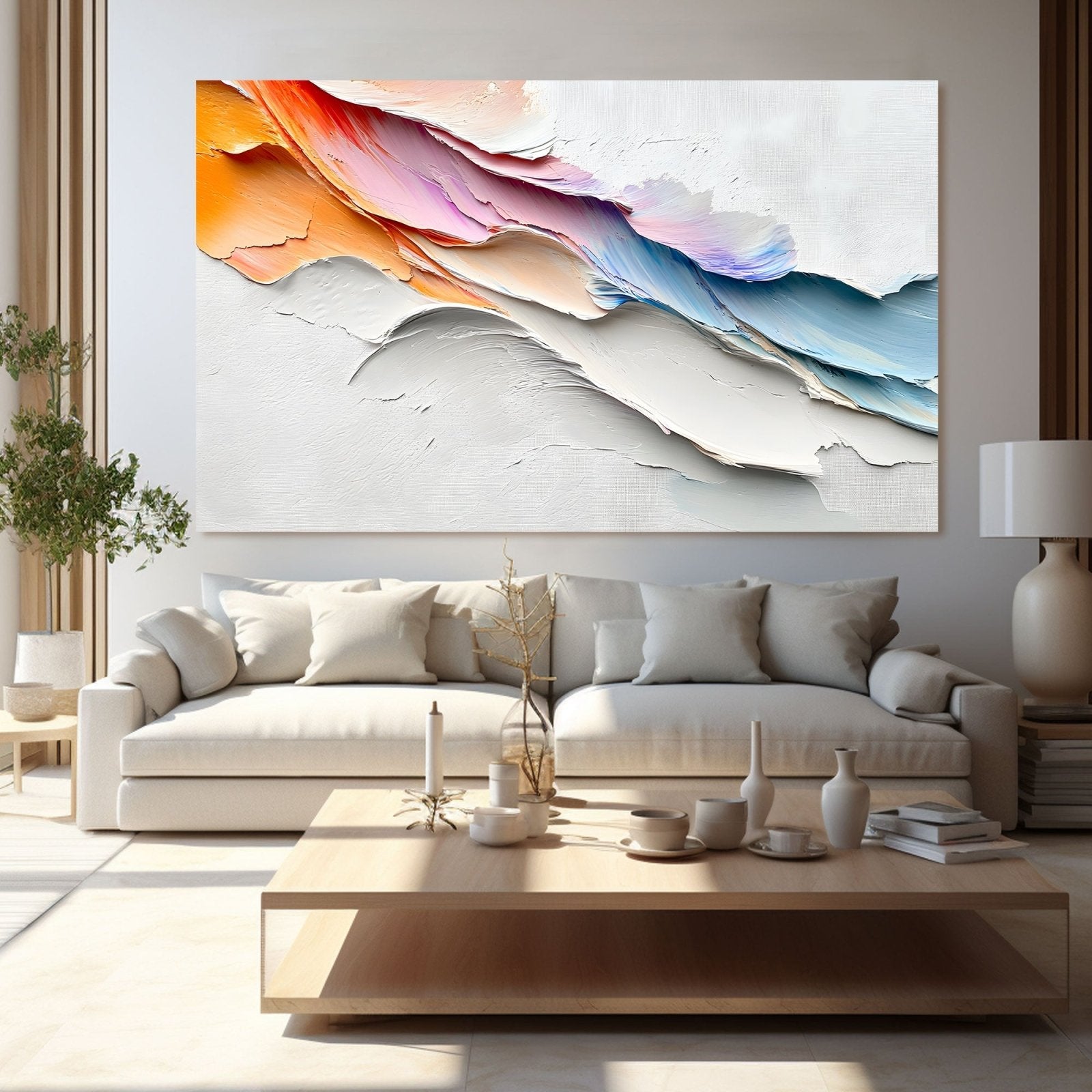 Abstract Painting "Suavidad de la Vida" - nukeart