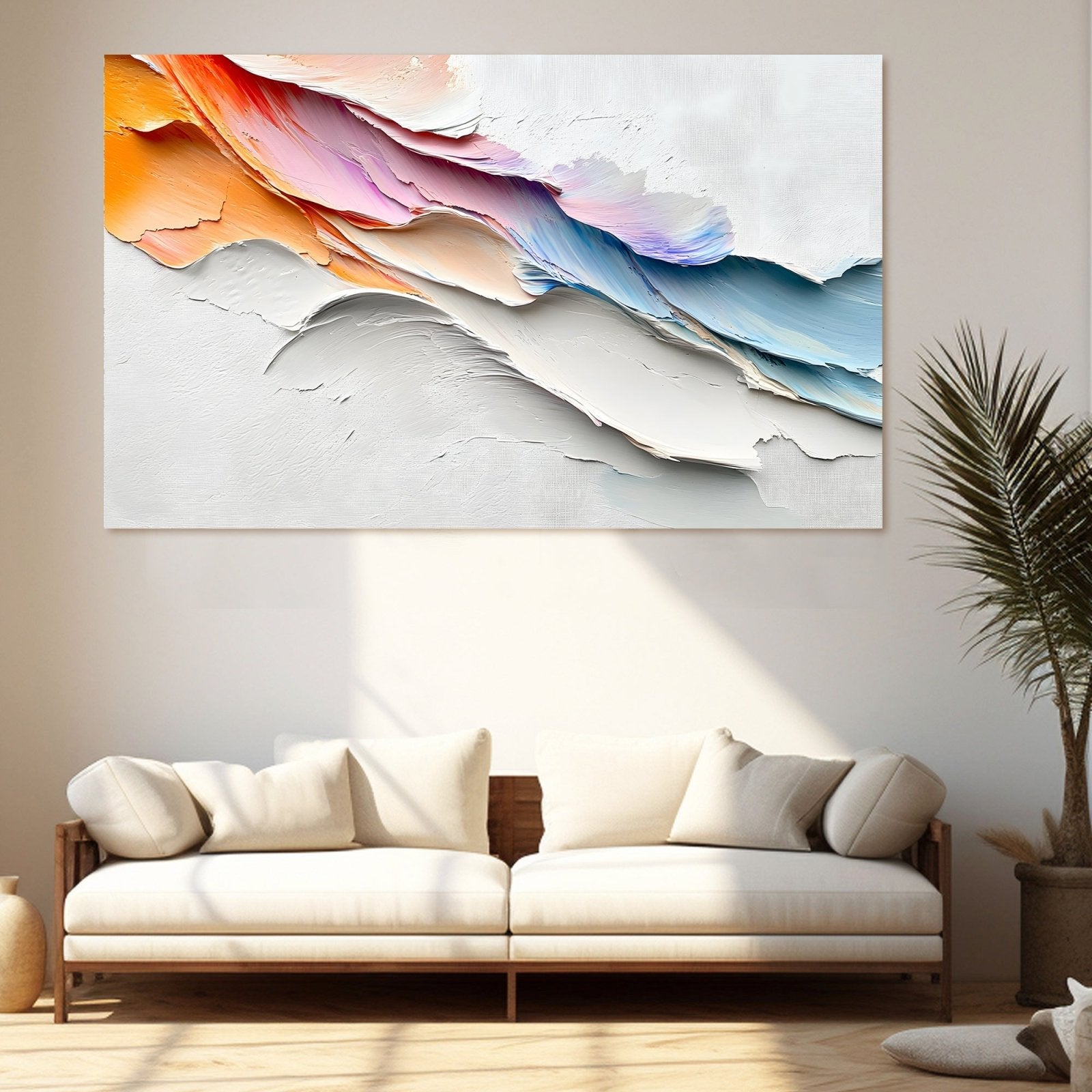 Abstract Painting "Suavidad de la Vida" - nukeart