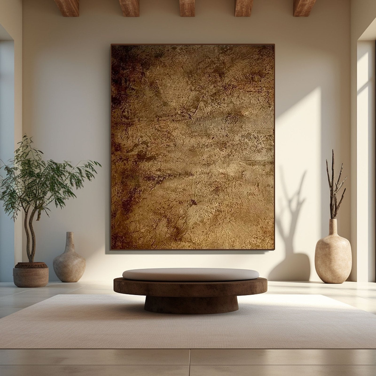 Abstract Painting "Suelo Memoria” - nukeart