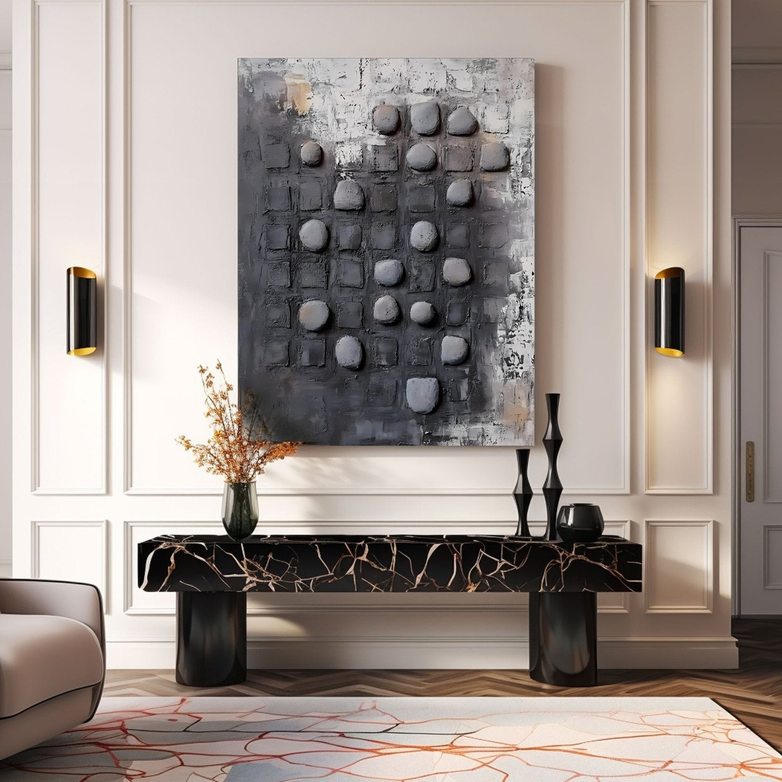 Abstract Painting "Textura Abstracta” - nukeart