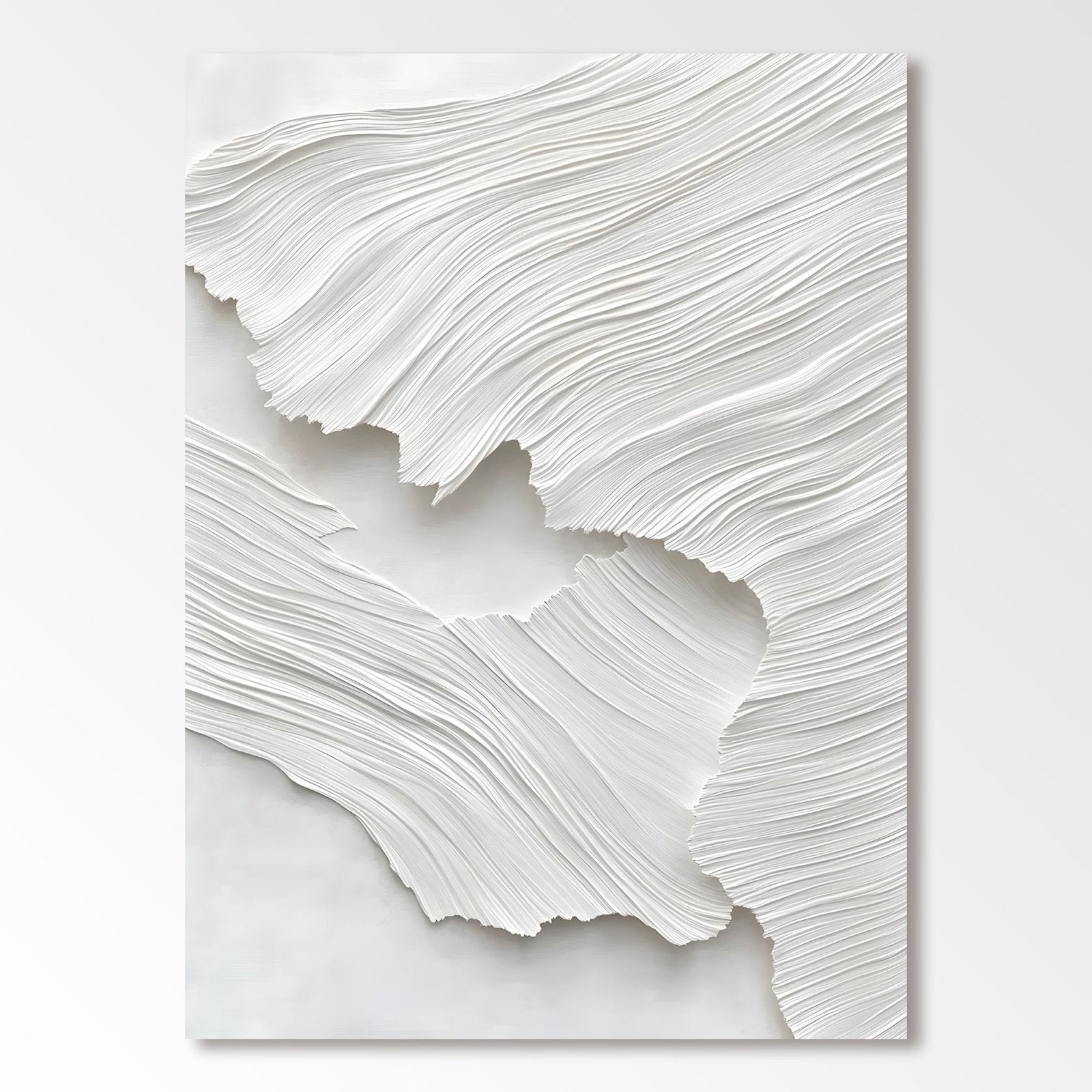 Abstract Painting "Textura Blanca” - nukeart