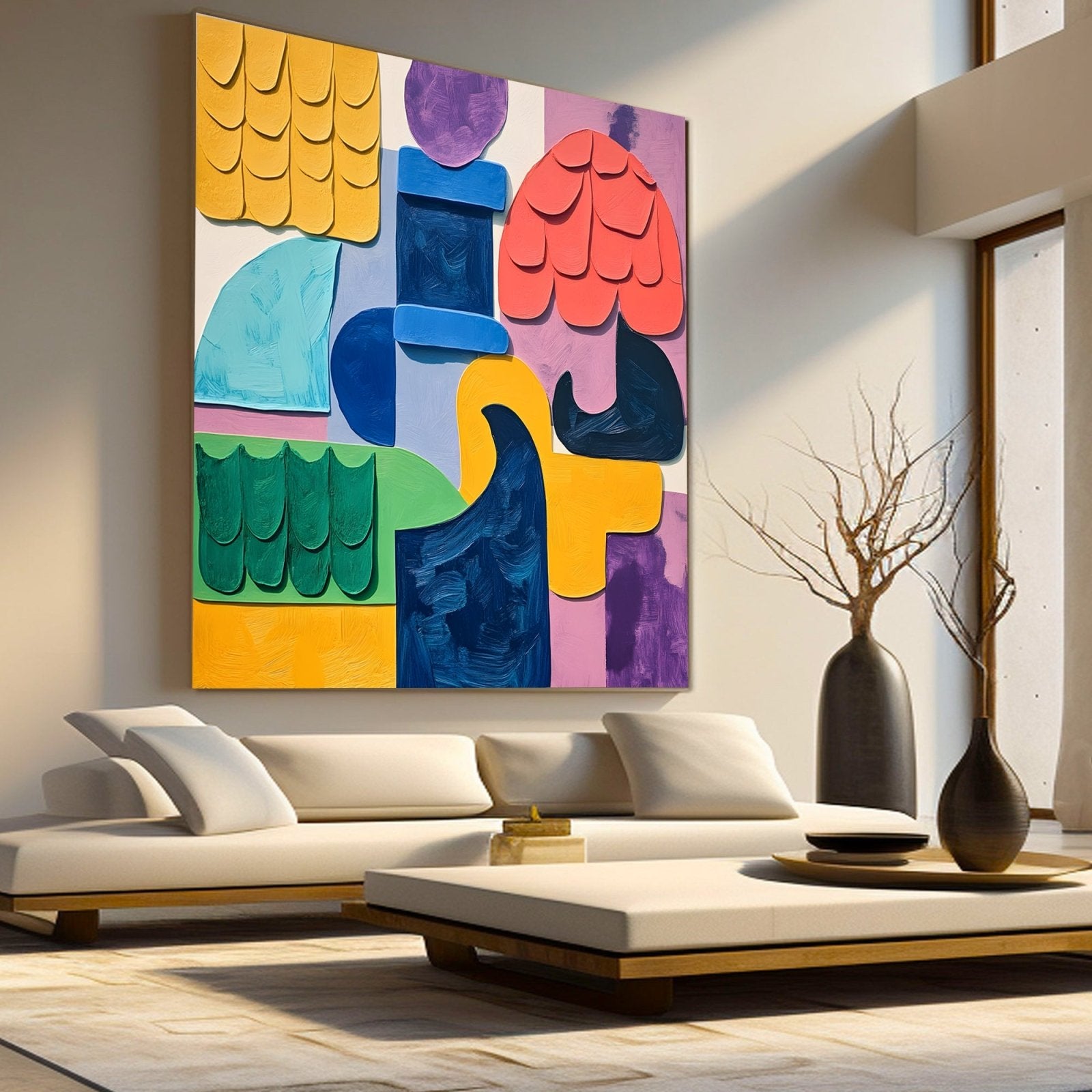 Abstract Painting "Textura dell'Essenza” - nukeart
