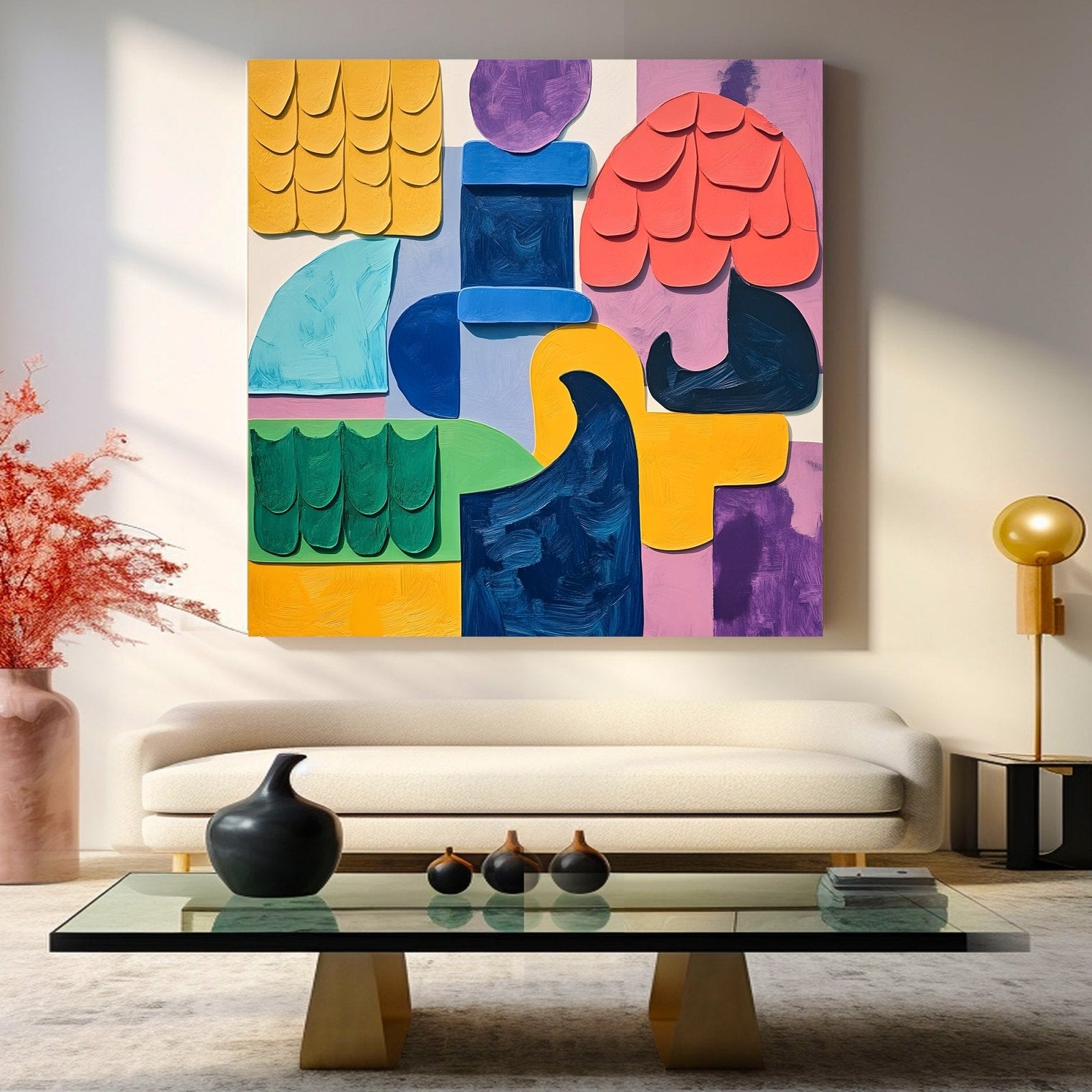 Abstract Painting "Textura dell'Essenza” - nukeart