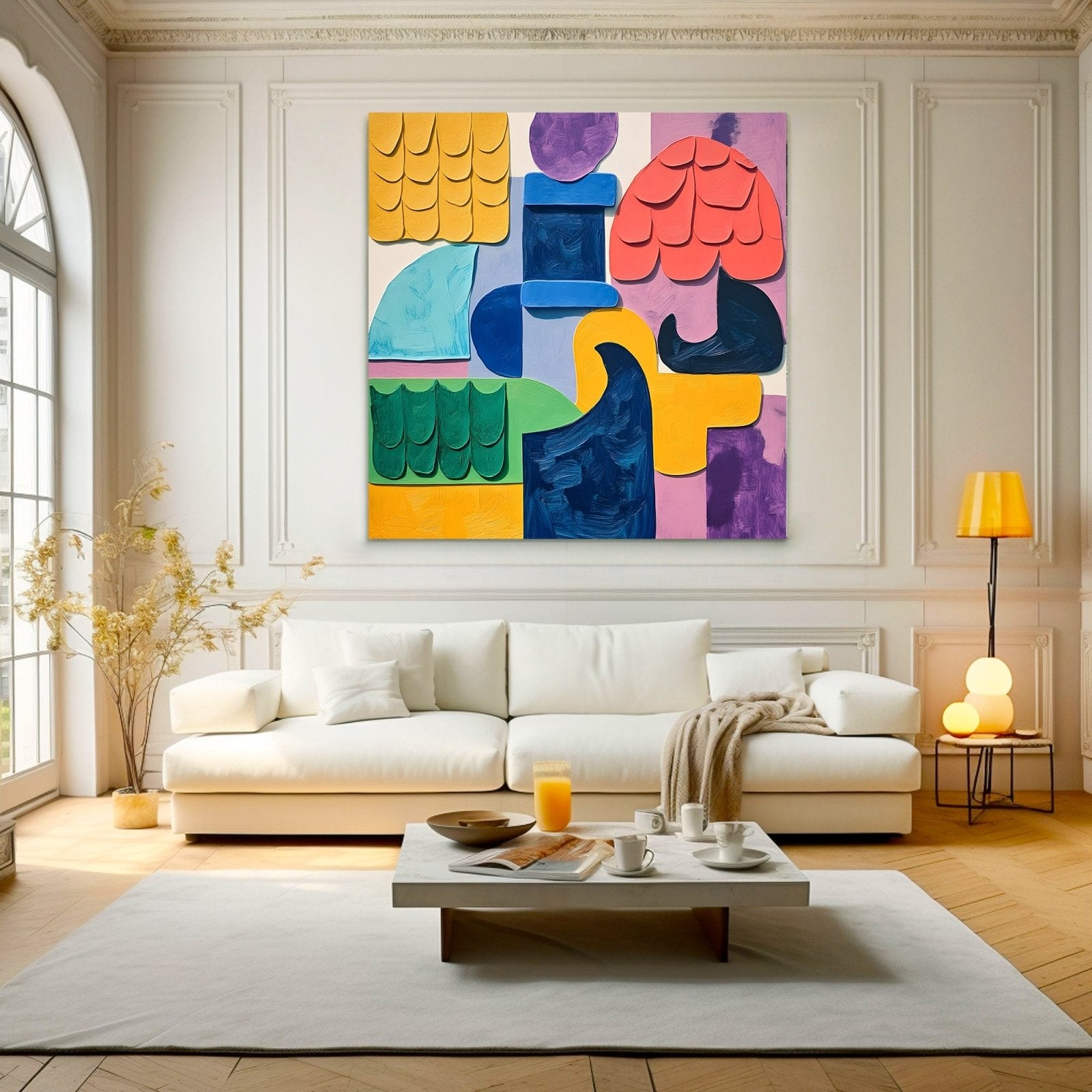 Abstract Painting "Textura dell'Essenza” - nukeart