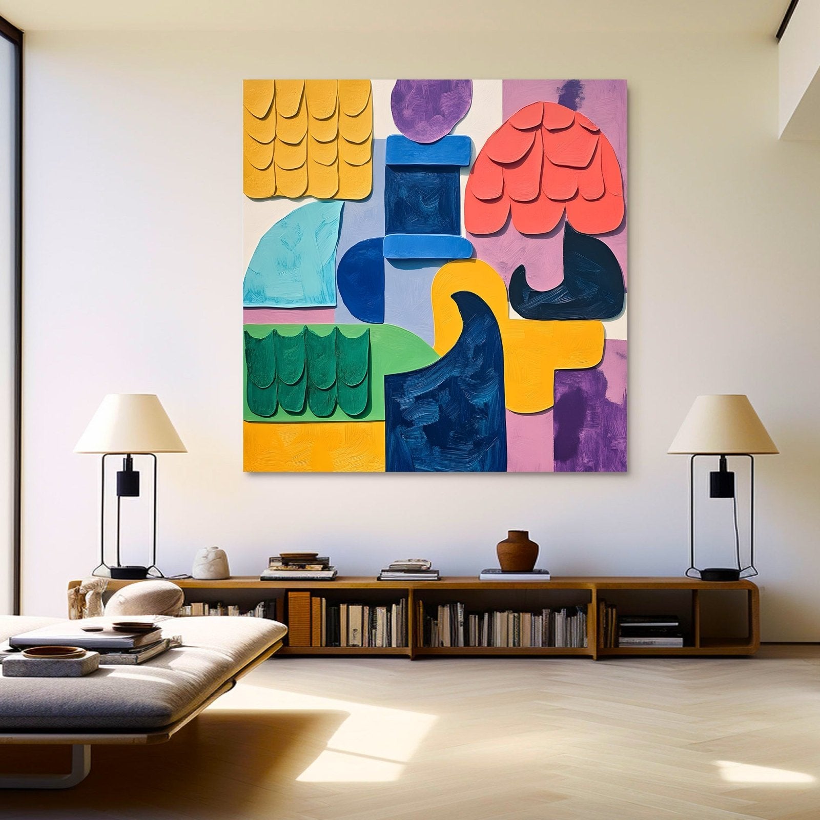 Abstract Painting "Textura dell'Essenza” - nukeart