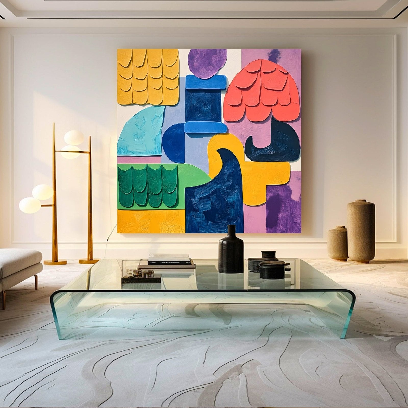 Abstract Painting "Textura dell'Essenza” - nukeart