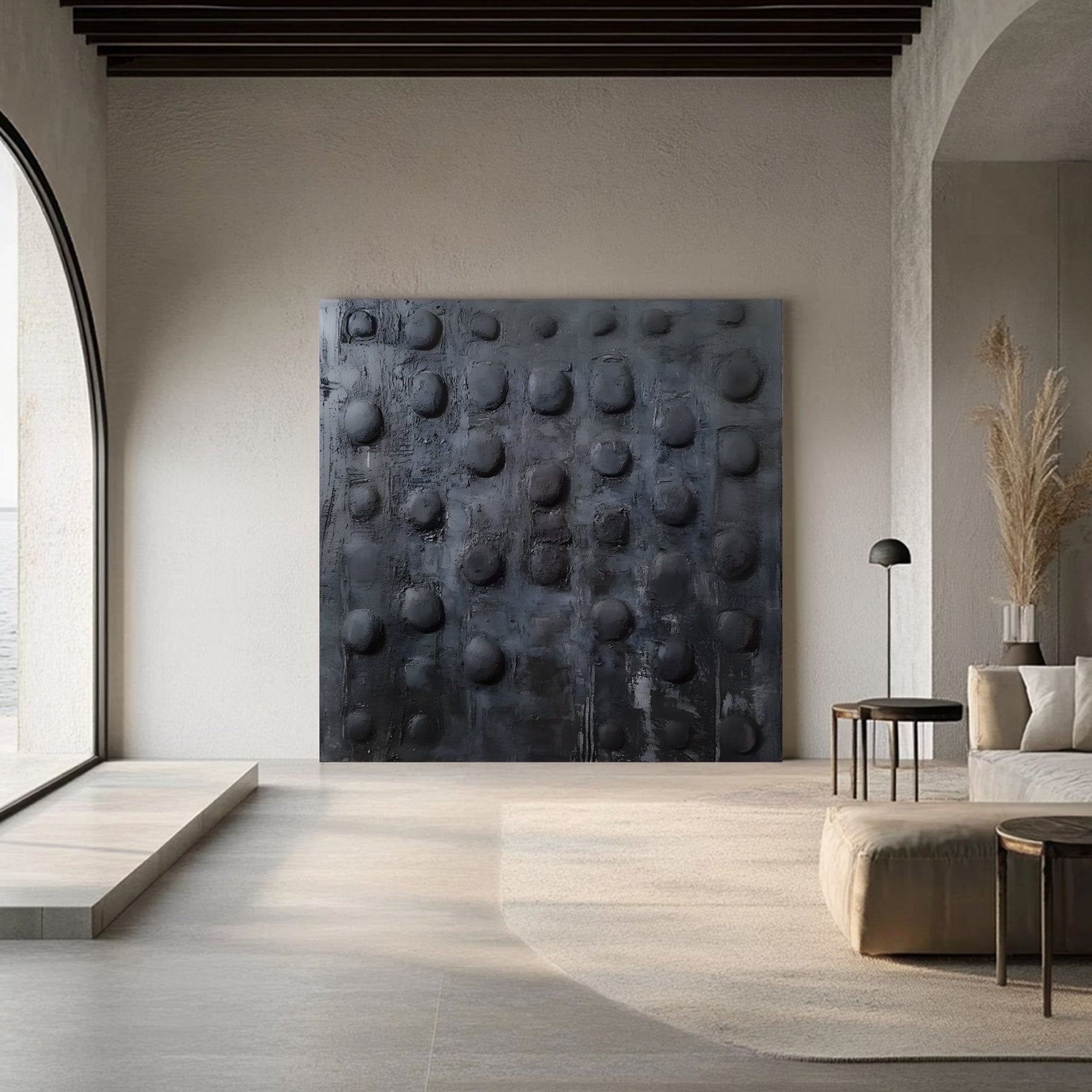 Abstract Painting "Textura Oscura” - nukeart