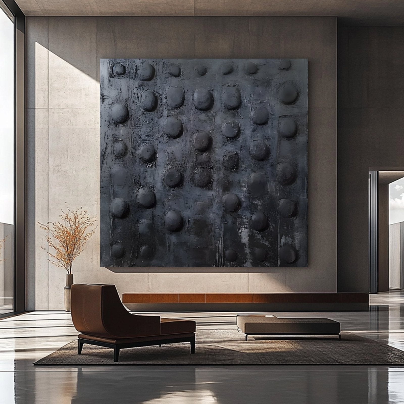 Abstract Painting "Textura Oscura” - nukeart