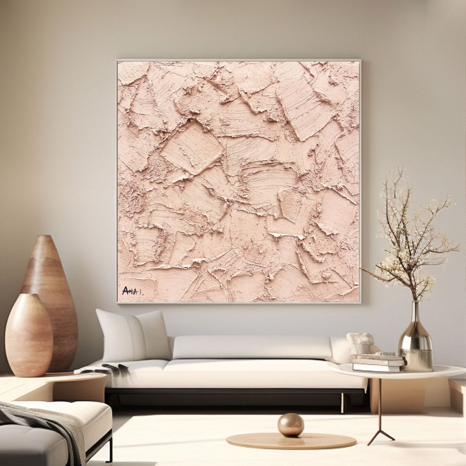 Abstract Painting "Texturální Poetika” - nukeart