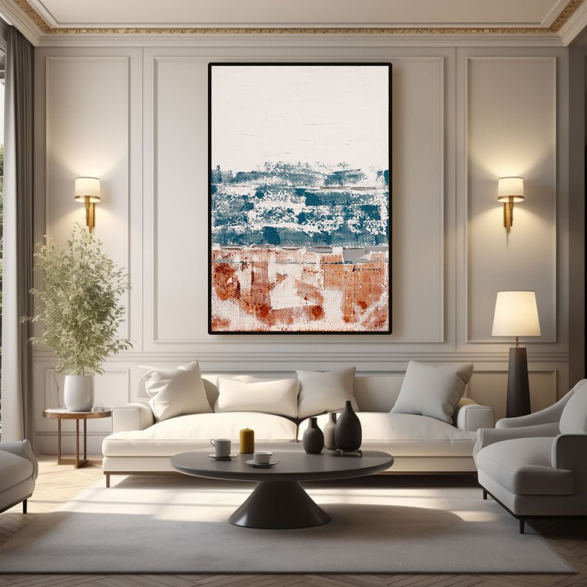 Abstract Painting "Tiempo y Huellas” - nukeart