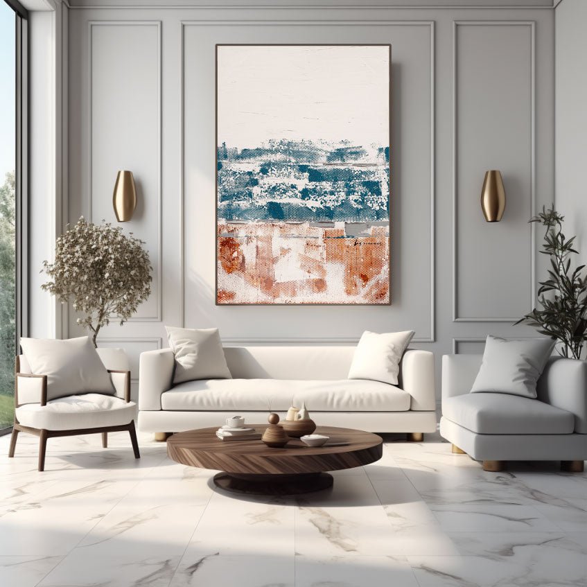 Abstract Painting "Tiempo y Huellas” - nukeart