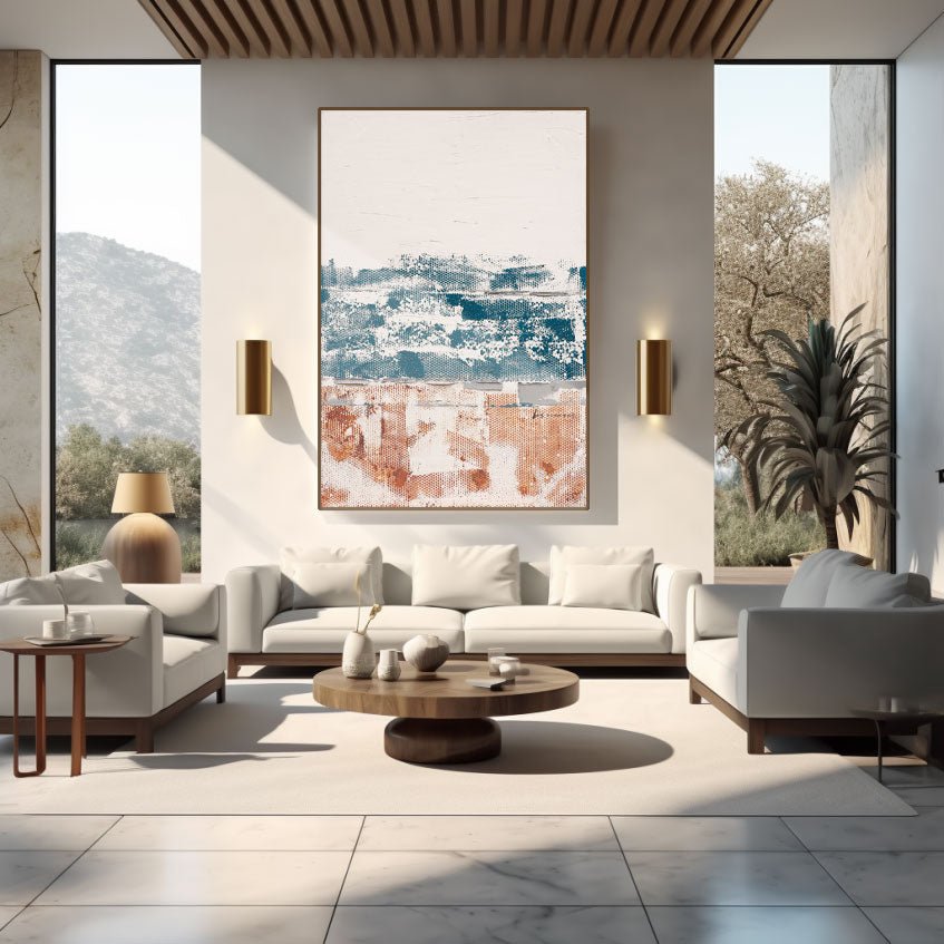 Abstract Painting "Tiempo y Huellas” - nukeart