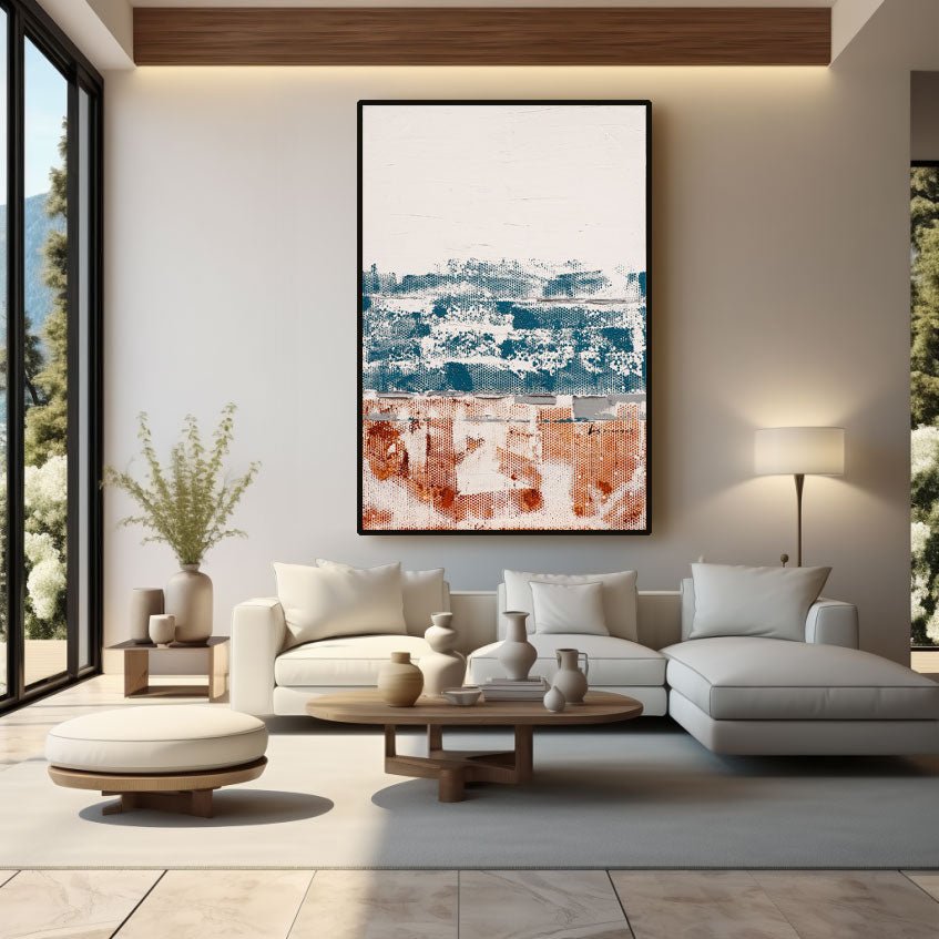 Abstract Painting "Tiempo y Huellas” - nukeart