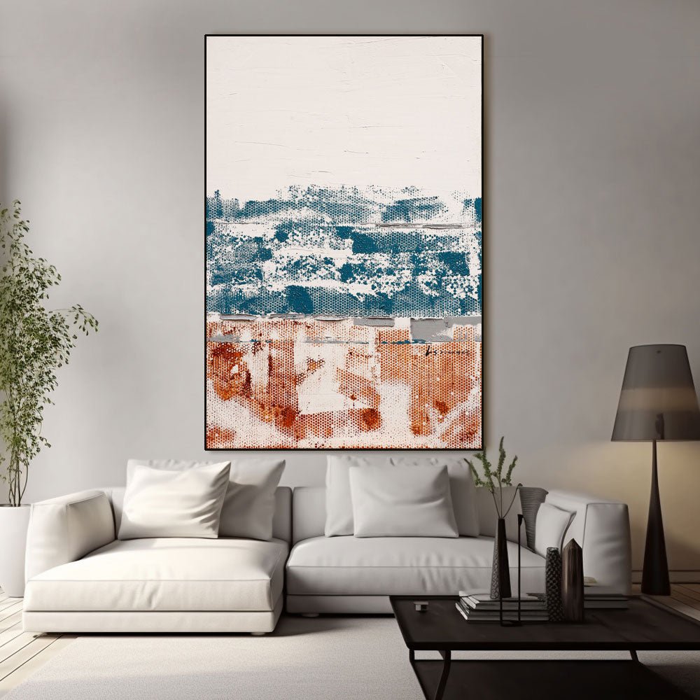 Abstract Painting "Tiempo y Huellas” - nukeart