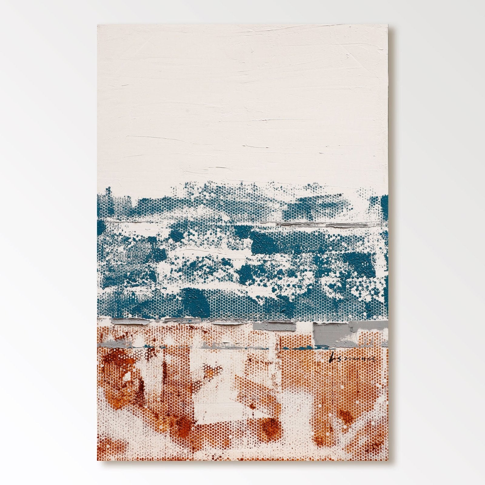 Abstract Painting "Tiempo y Huellas” - nukeart
