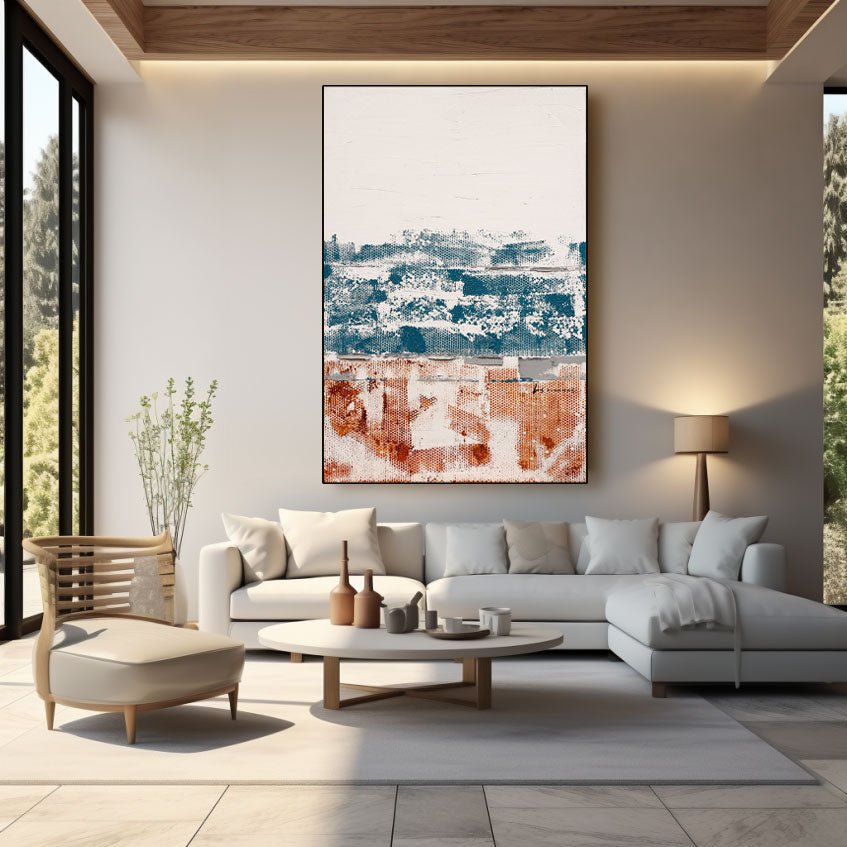 Abstract Painting "Tiempo y Huellas” - nukeart