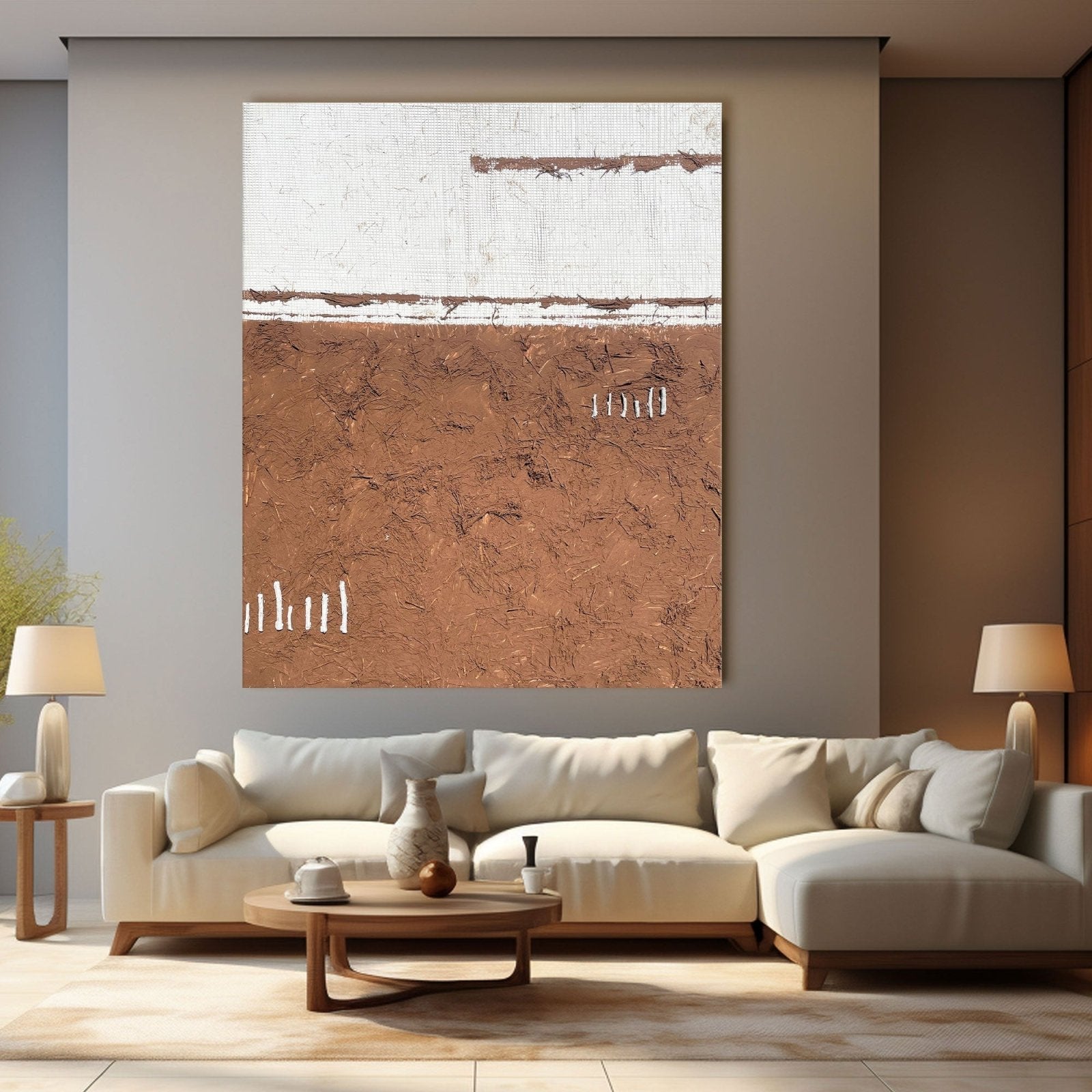 Abstract Painting "Tierra y Espacio” - nukeart