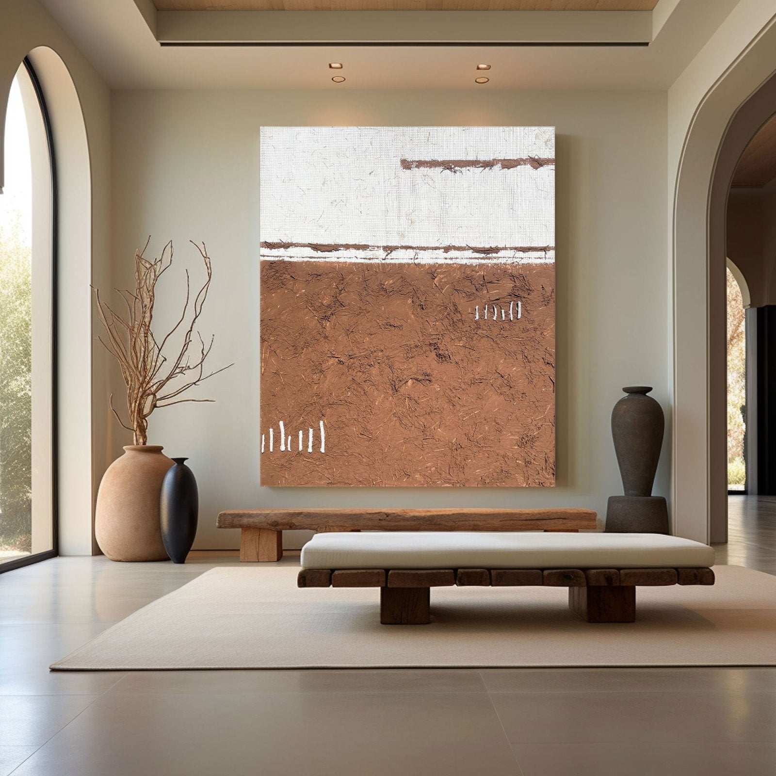 Abstract Painting "Tierra y Espacio” - nukeart
