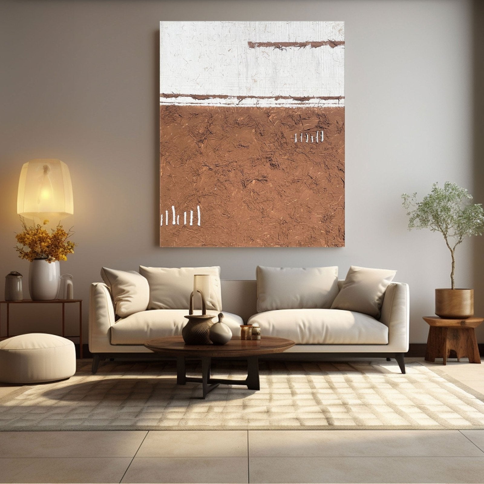 Abstract Painting "Tierra y Espacio” - nukeart