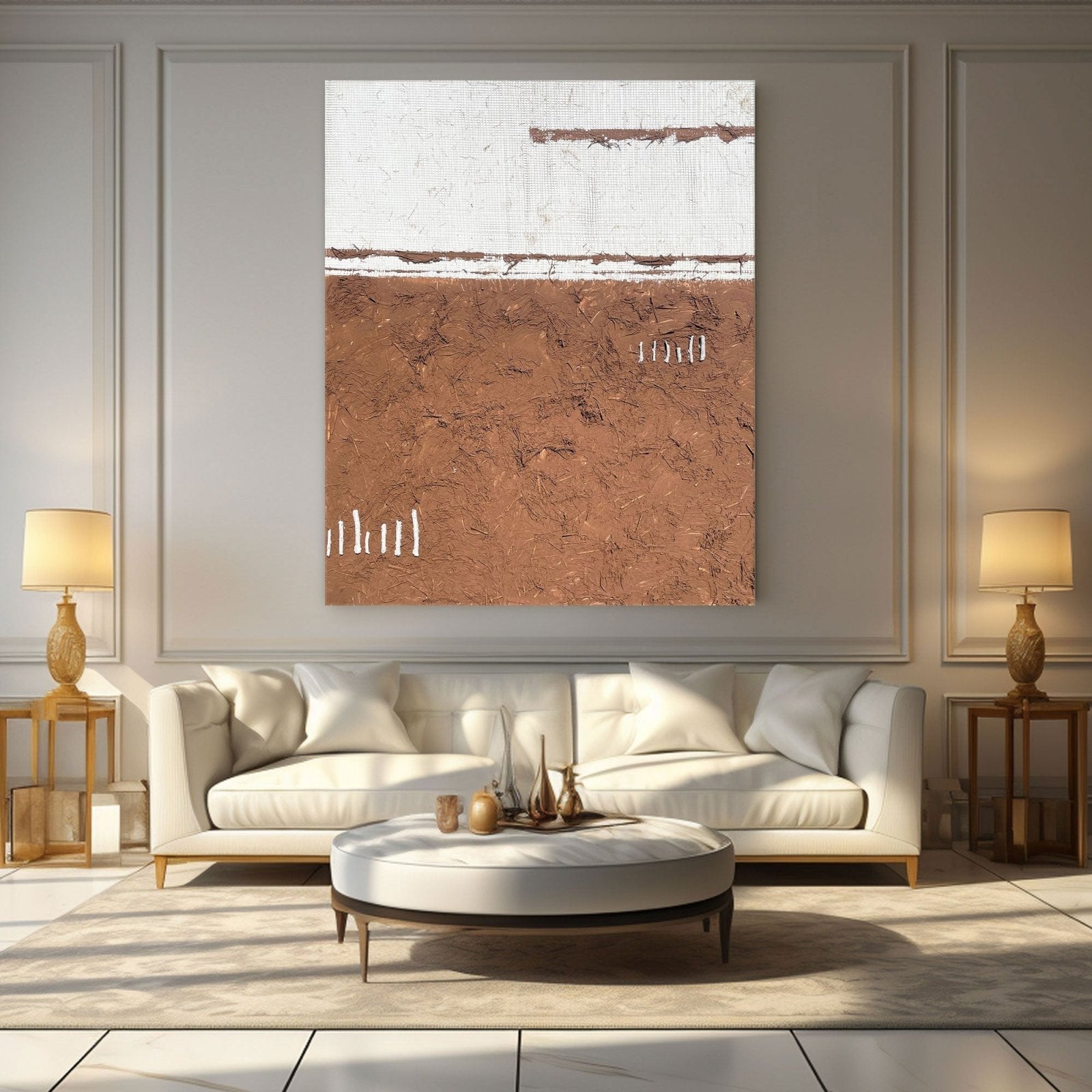 Abstract Painting "Tierra y Espacio” - nukeart