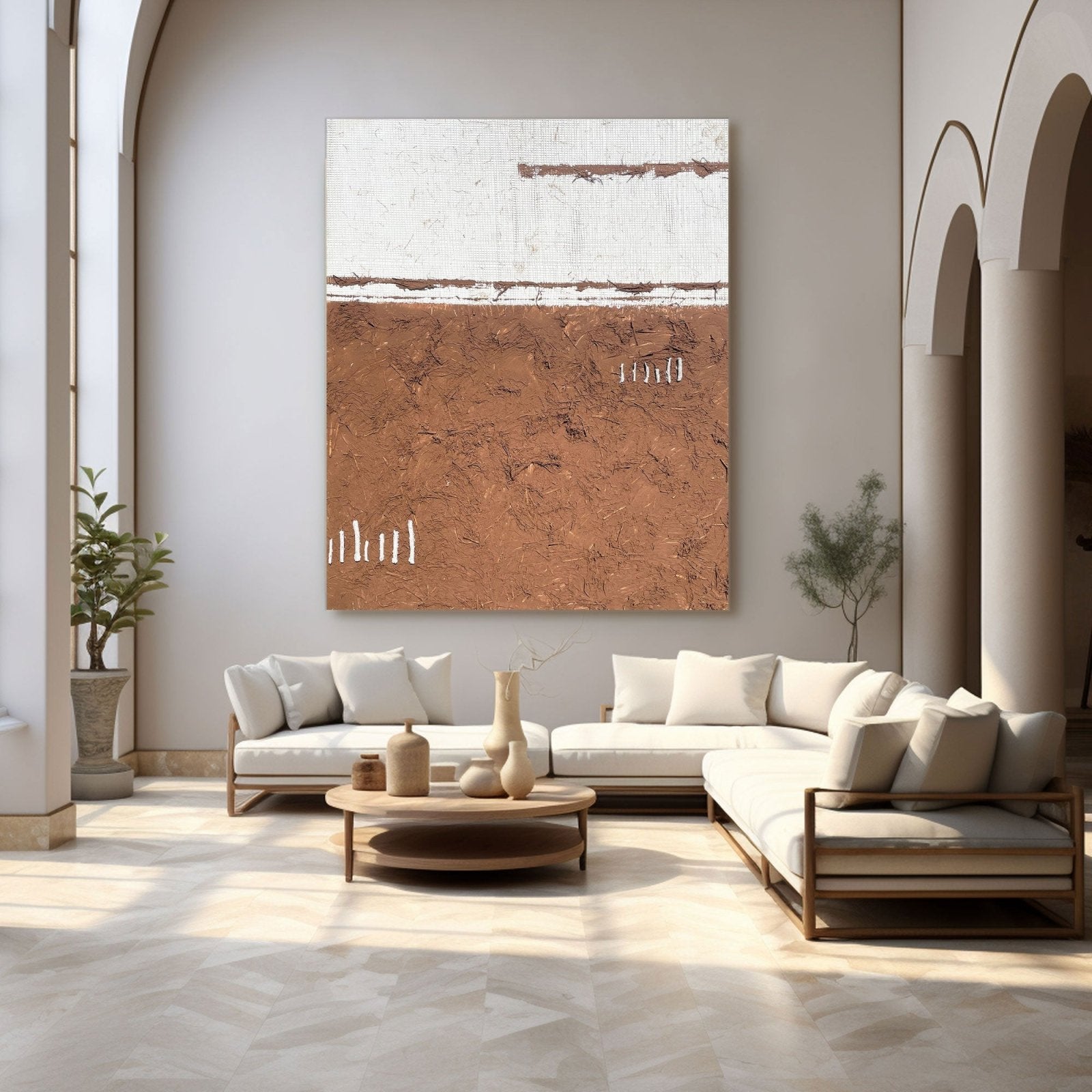 Abstract Painting "Tierra y Espacio” - nukeart