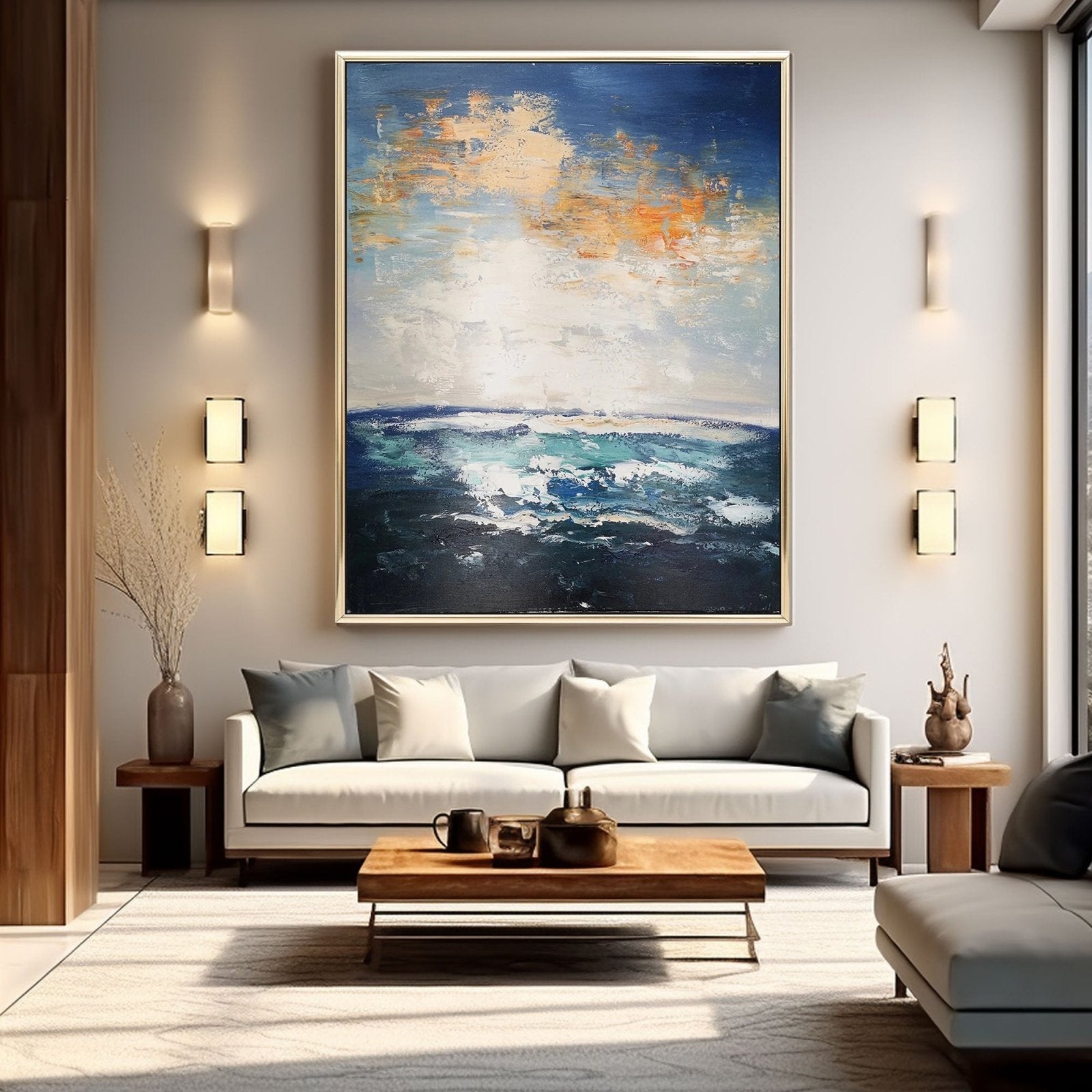 Abstract Painting "Tonn Solais” - nukeart