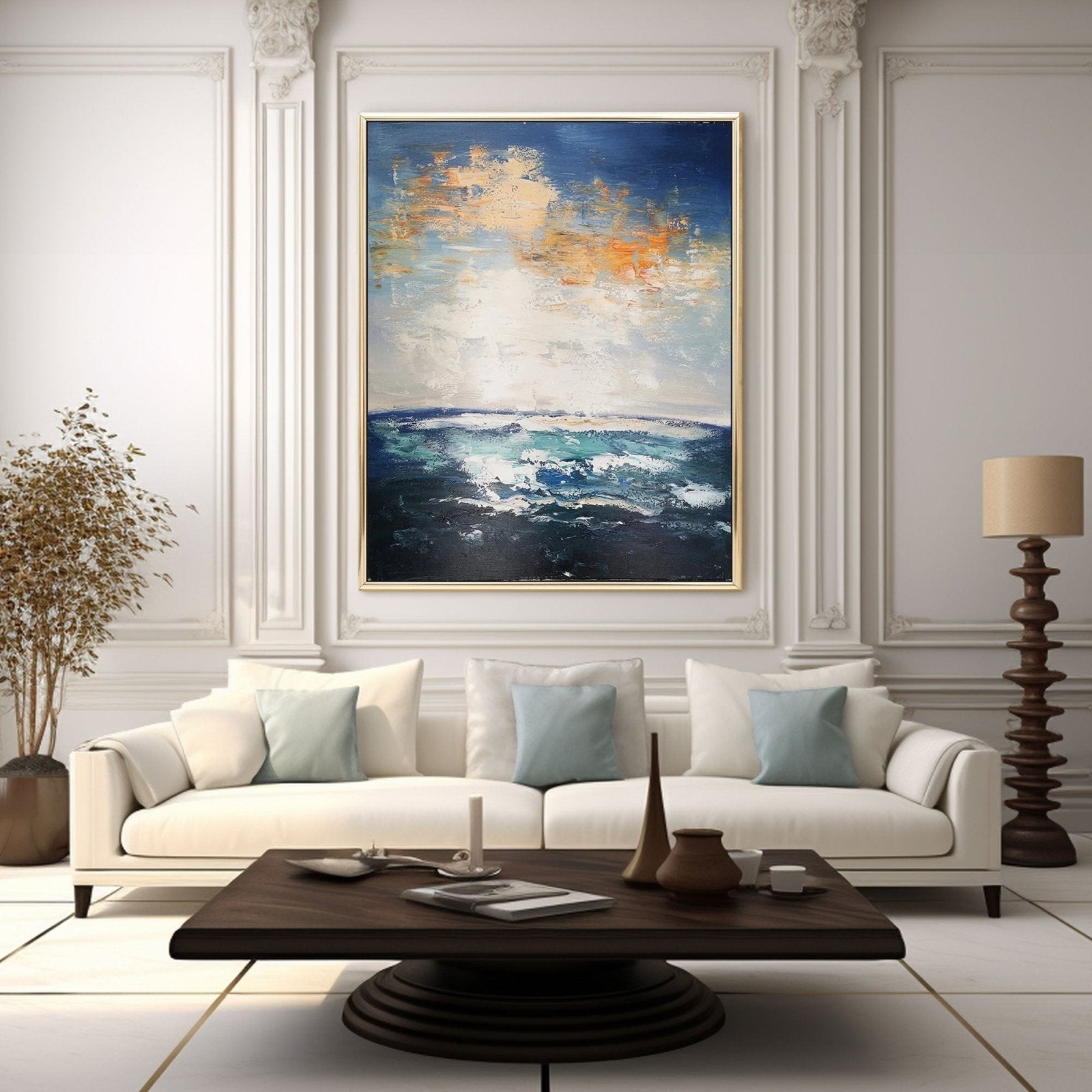 Abstract Painting "Tonn Solais” - nukeart