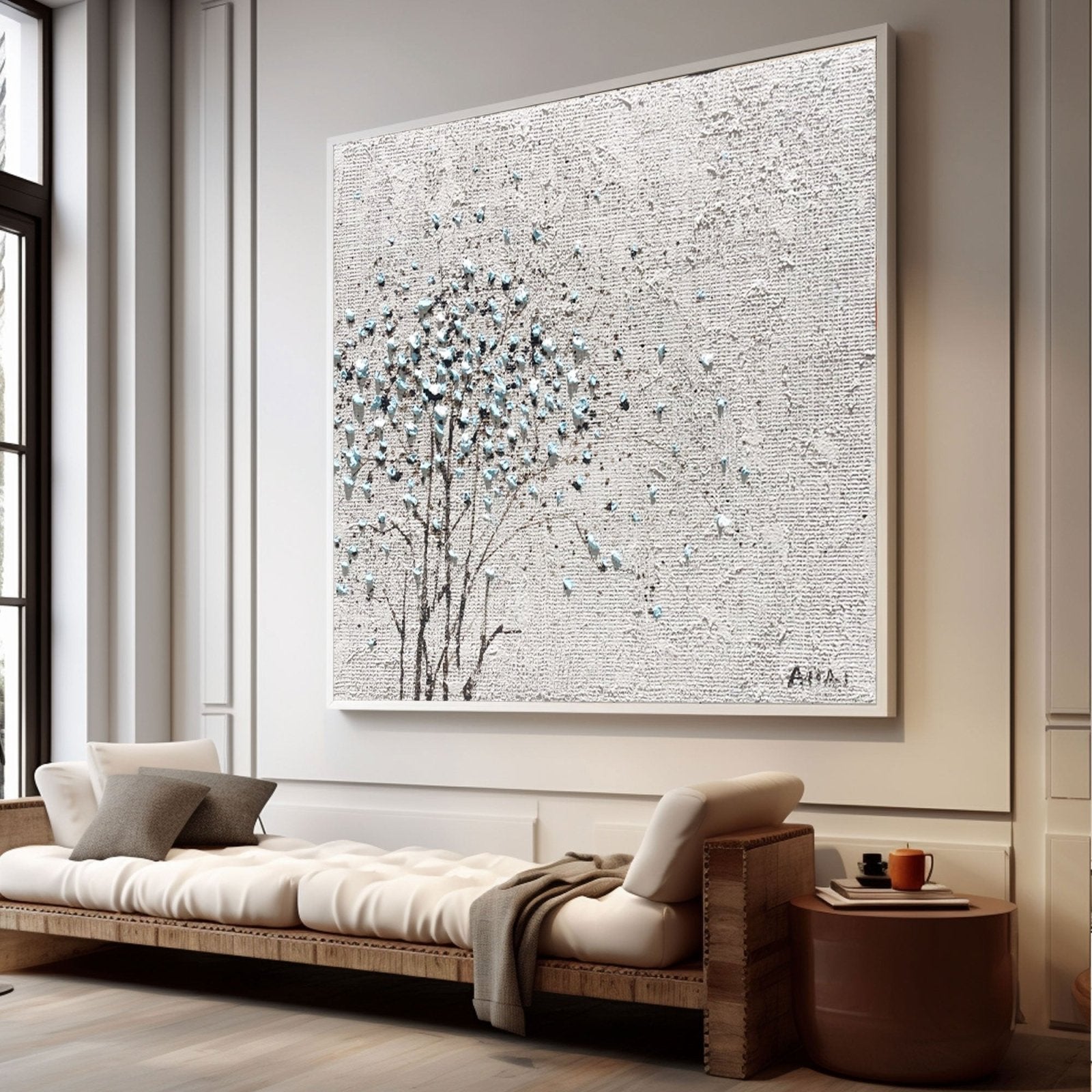 Abstract Painting "Trädets Glimt” - nukeart