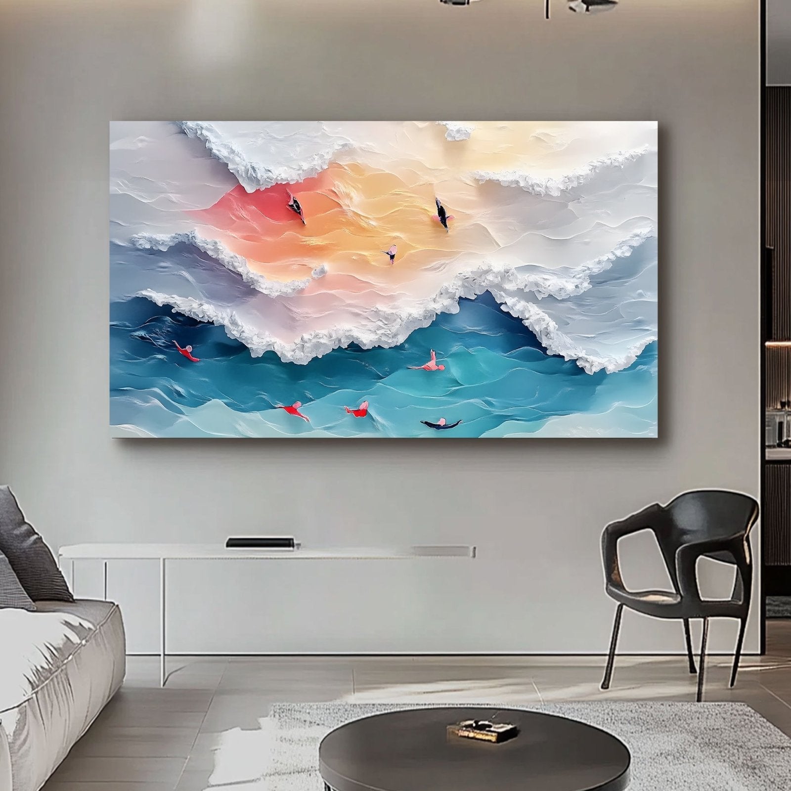 Abstract Painting "Transición" - nukeart