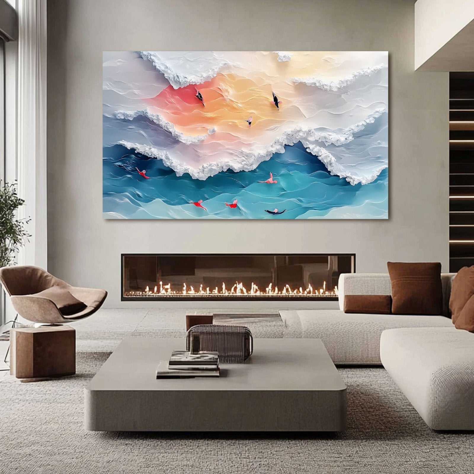 Abstract Painting "Transición" - nukeart