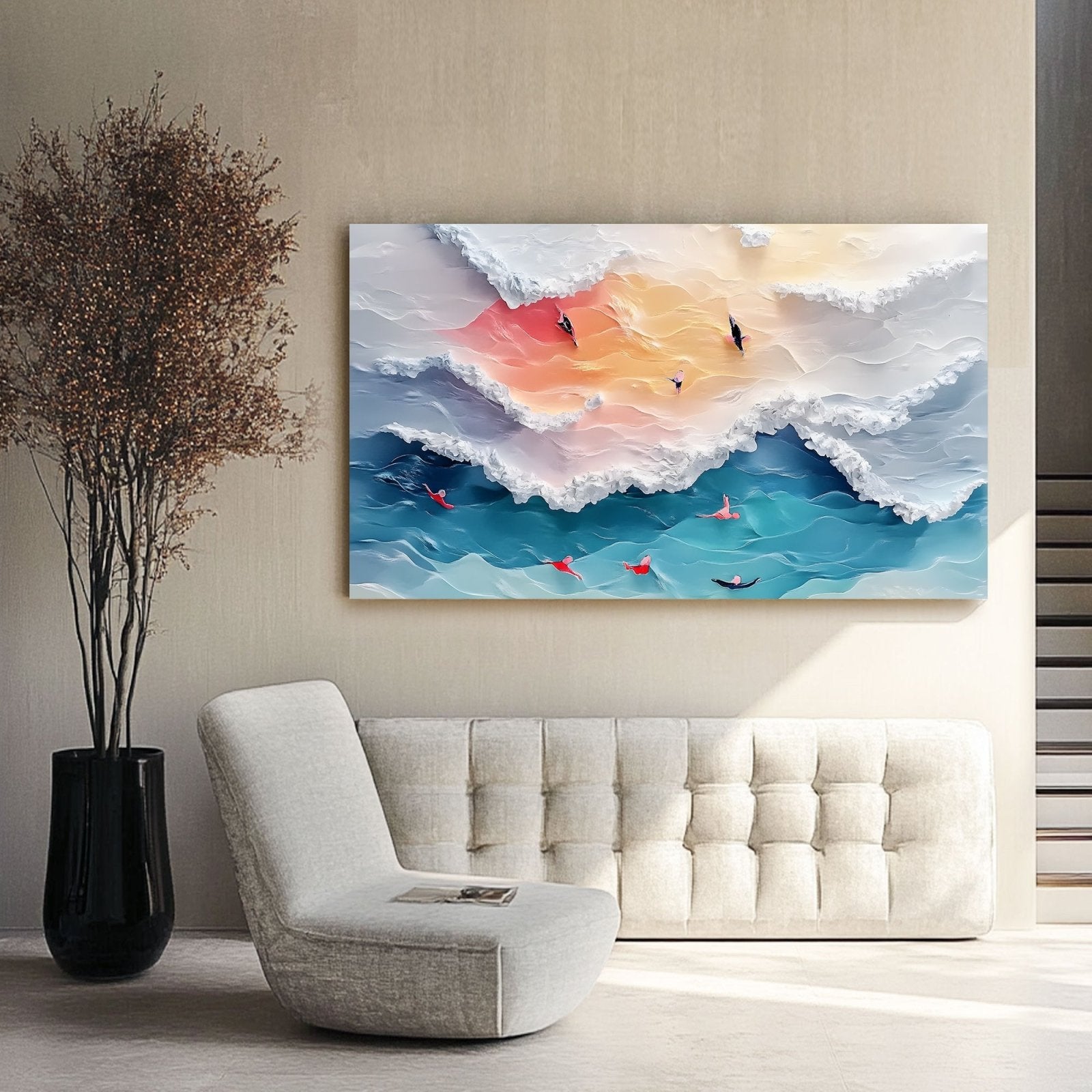 Abstract Painting "Transición" - nukeart