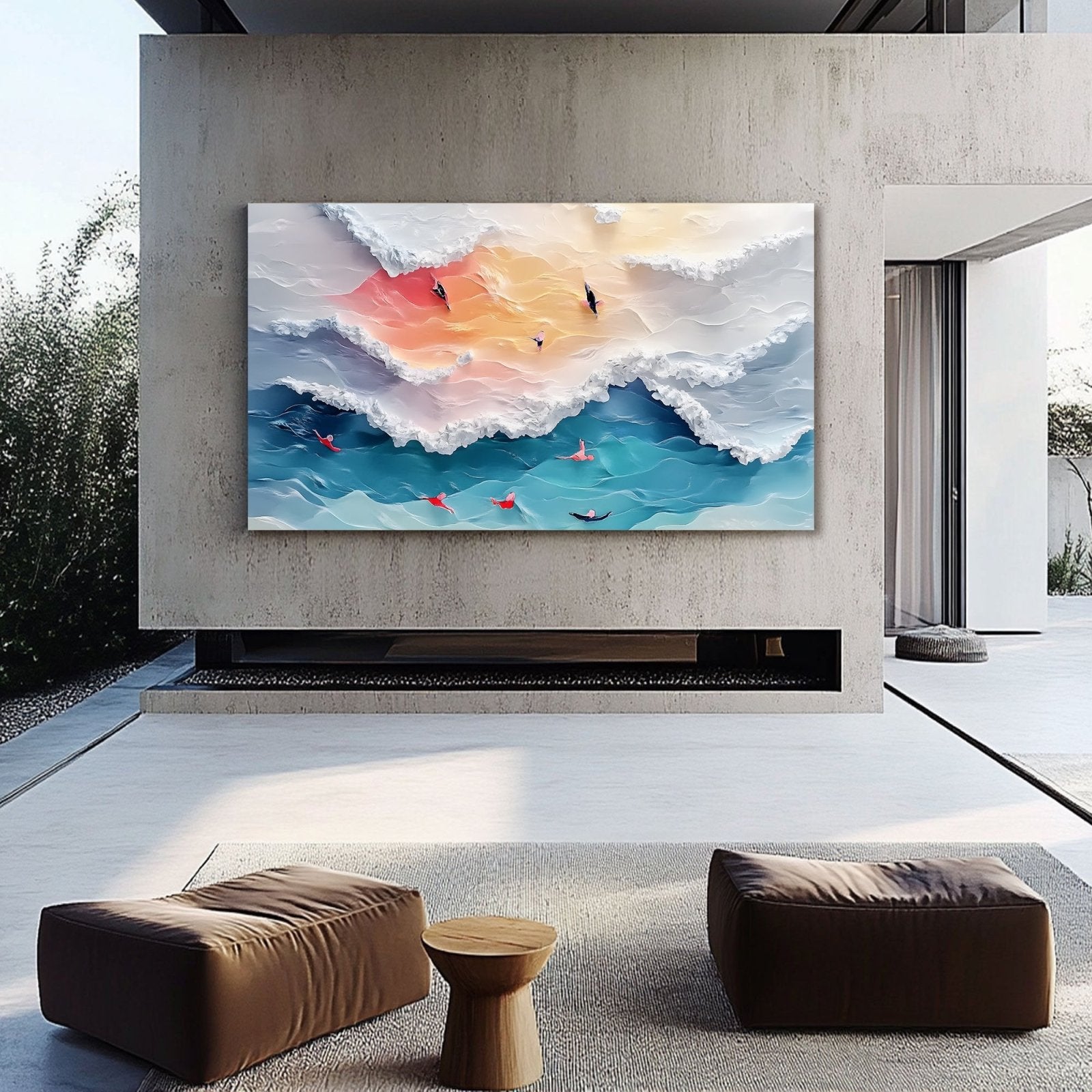 Abstract Painting "Transición" - nukeart