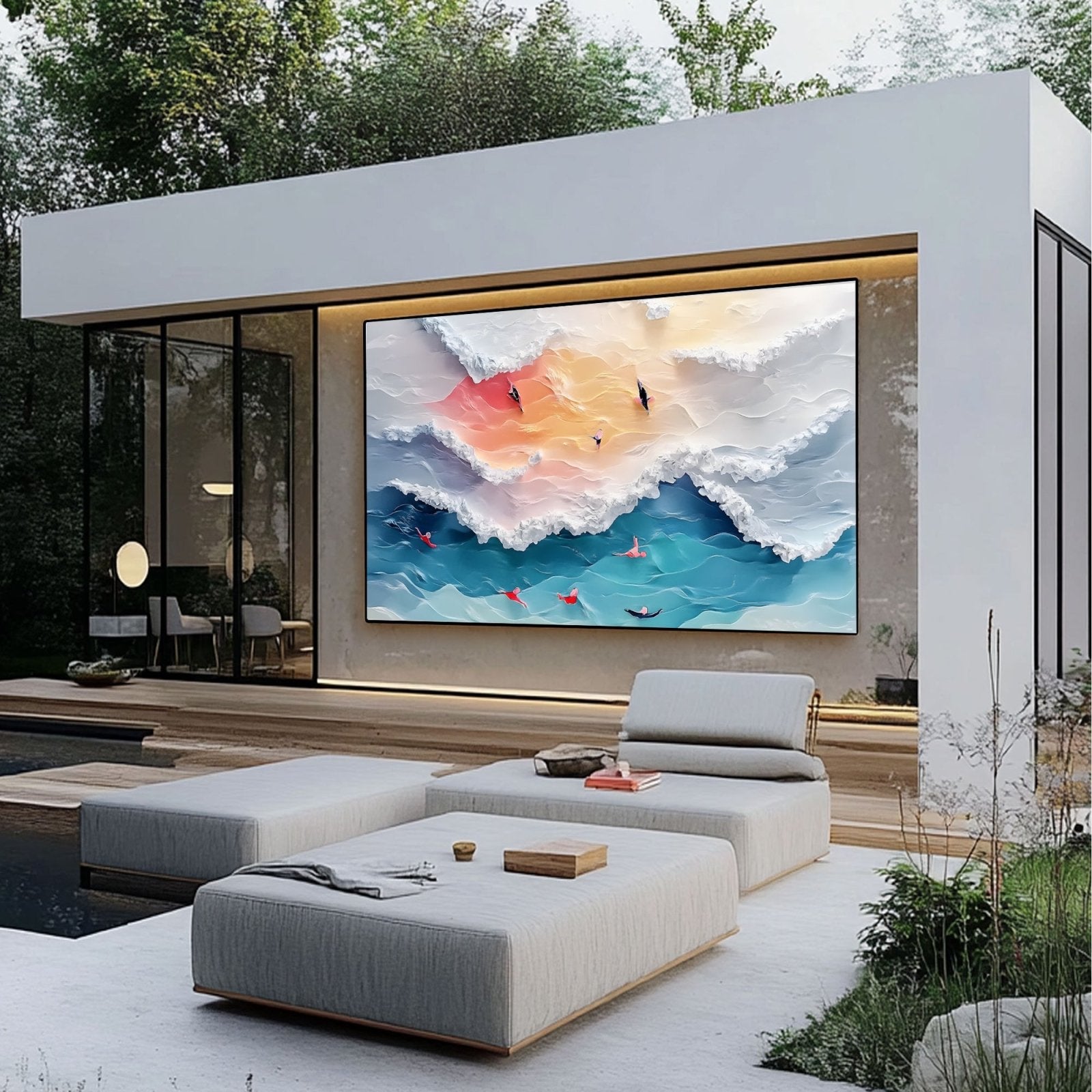 Abstract Painting "Transición" - nukeart