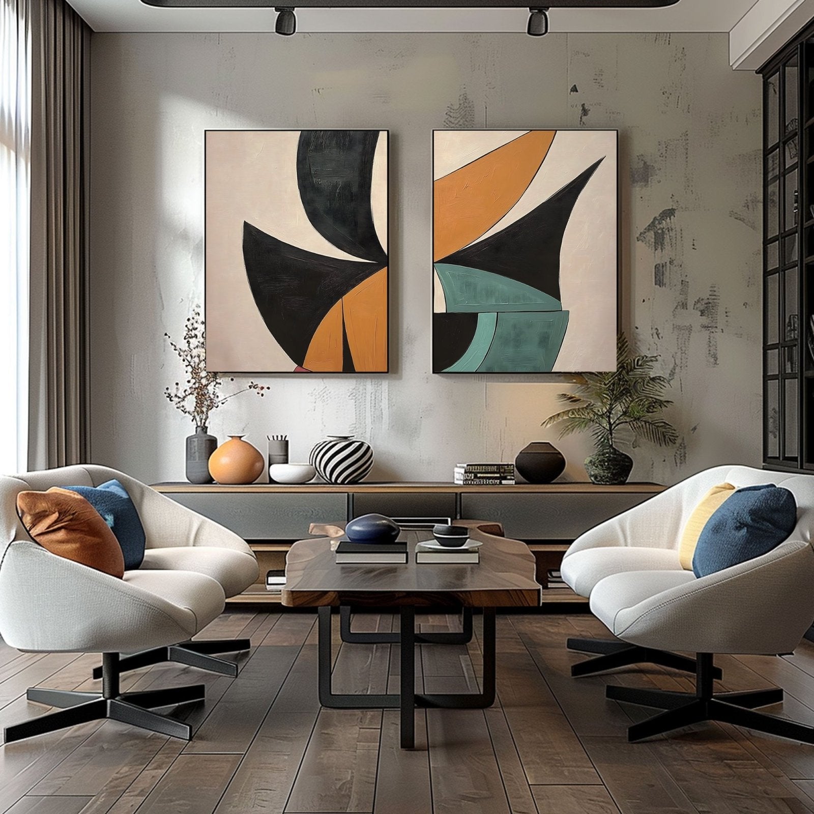 Abstract Painting "Unidad” - nukeart