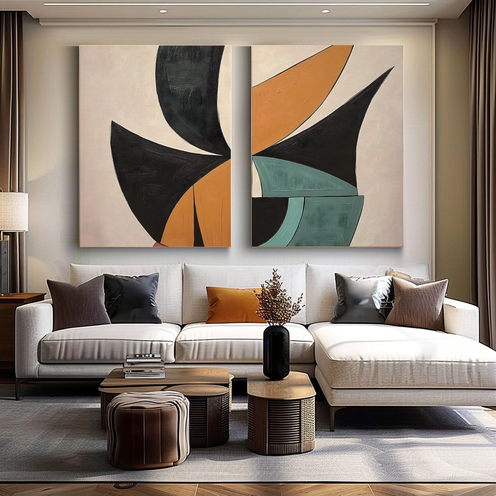 Abstract Painting "Unidad” - nukeart