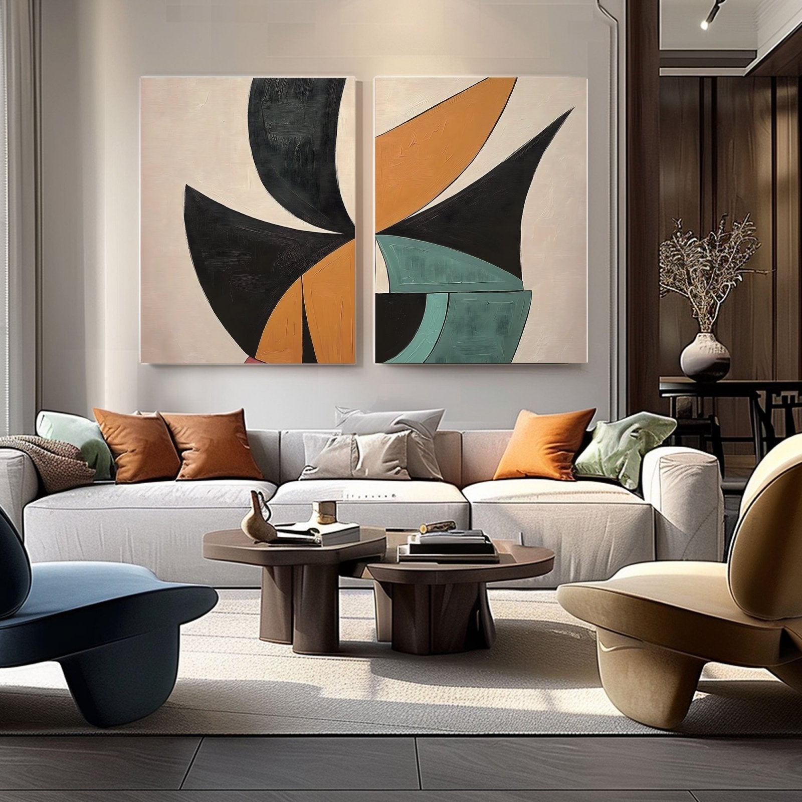 Abstract Painting "Unidad” - nukeart