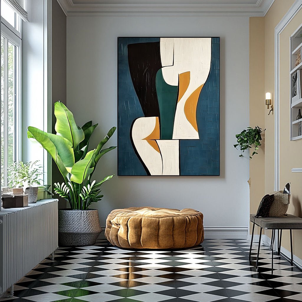 Abstract Painting "Unidad de Contrastes" - nukeart