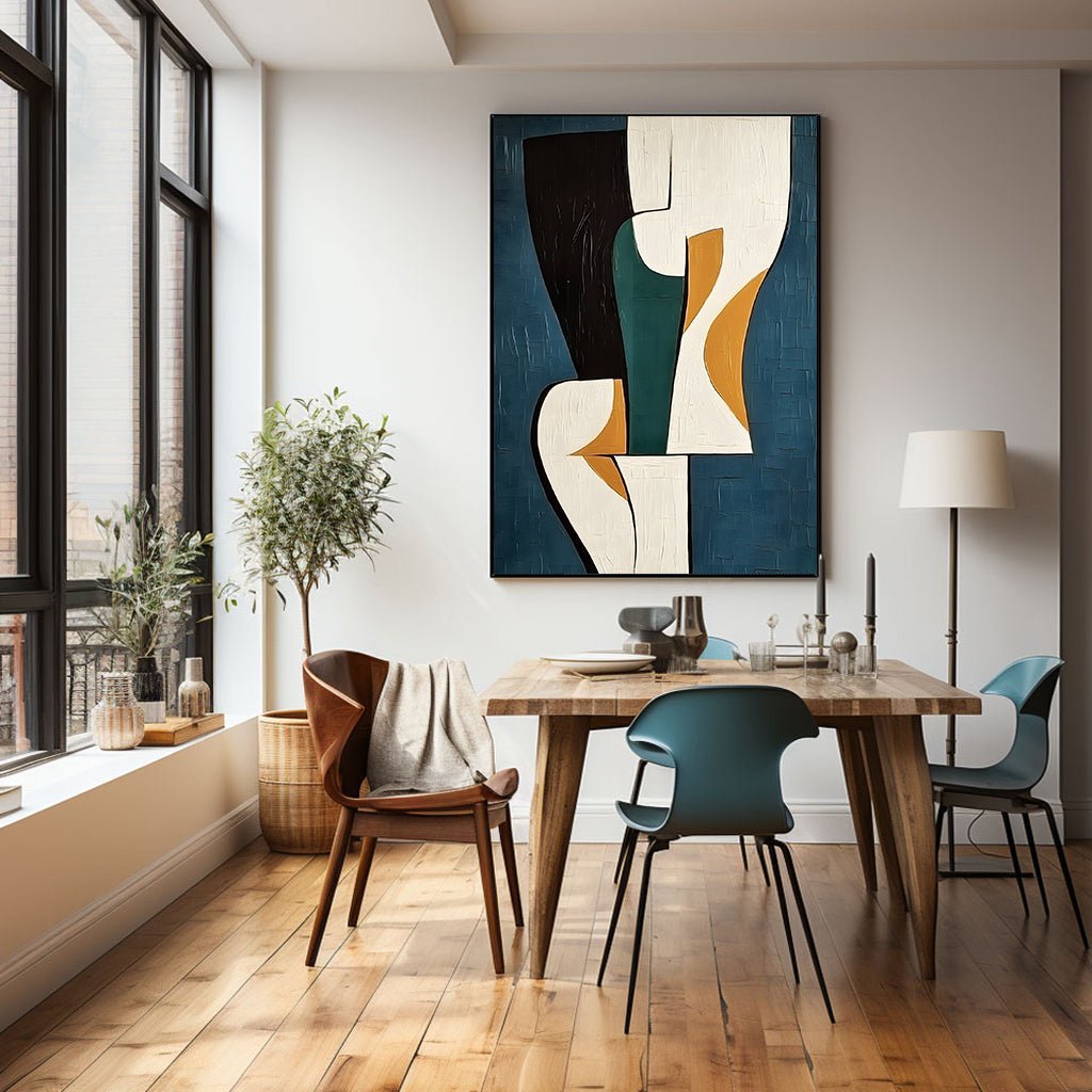 Abstract Painting "Unidad de Contrastes" - nukeart