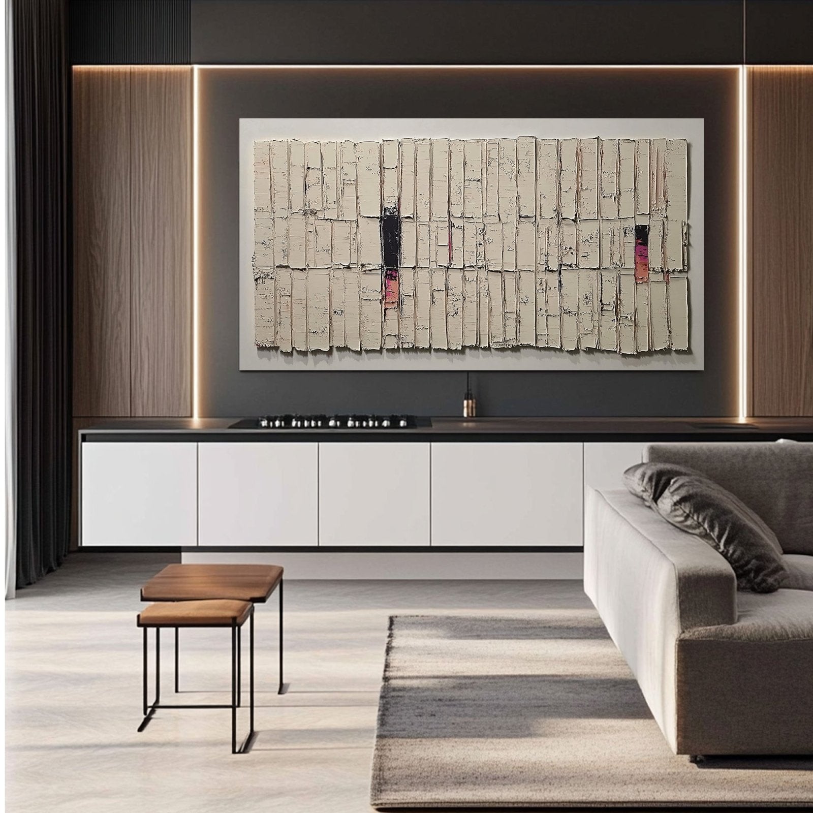 Abstract Painting "Uniformidad Interrumpida" - nukeart