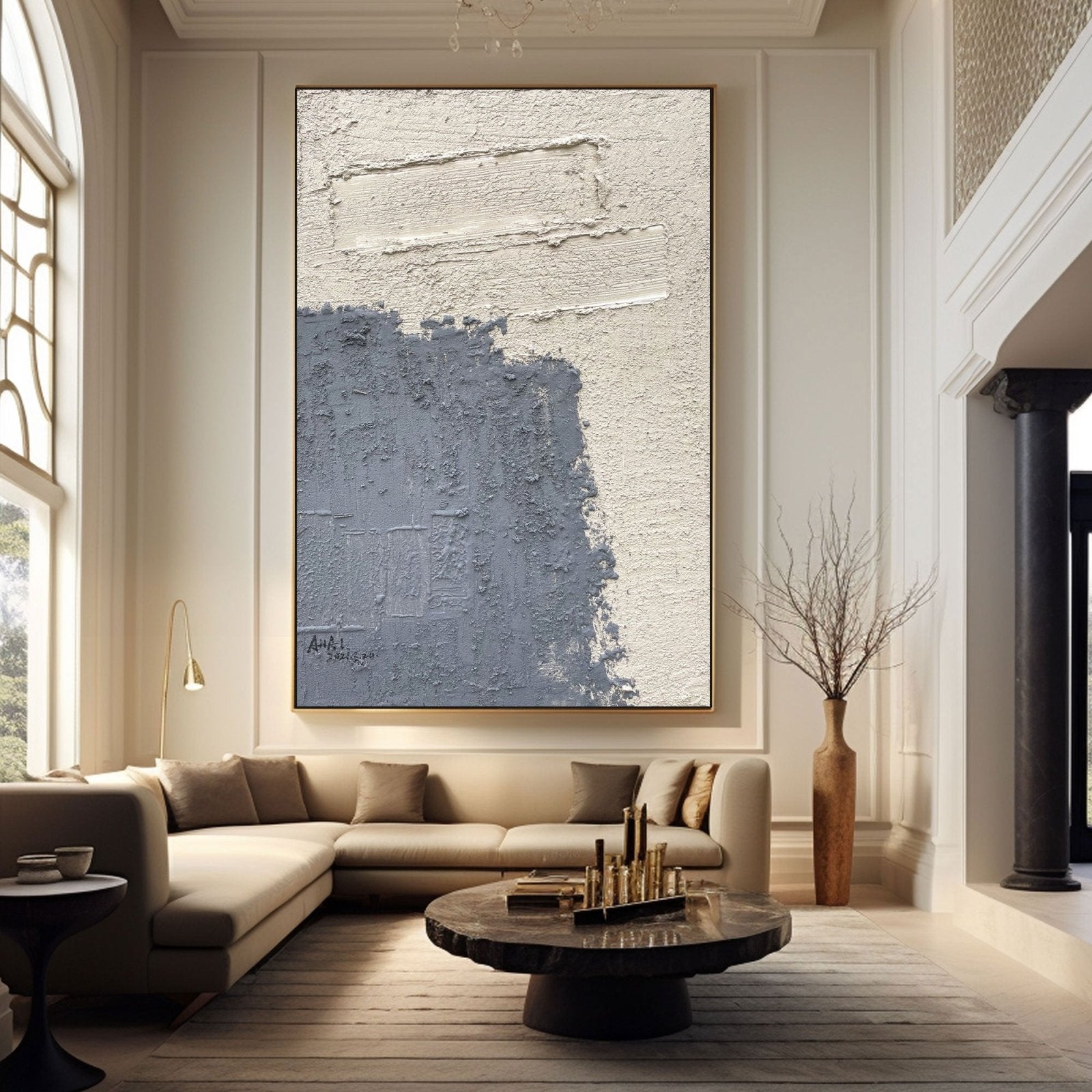 Abstract Painting "Unión de Texturas” - nukeart