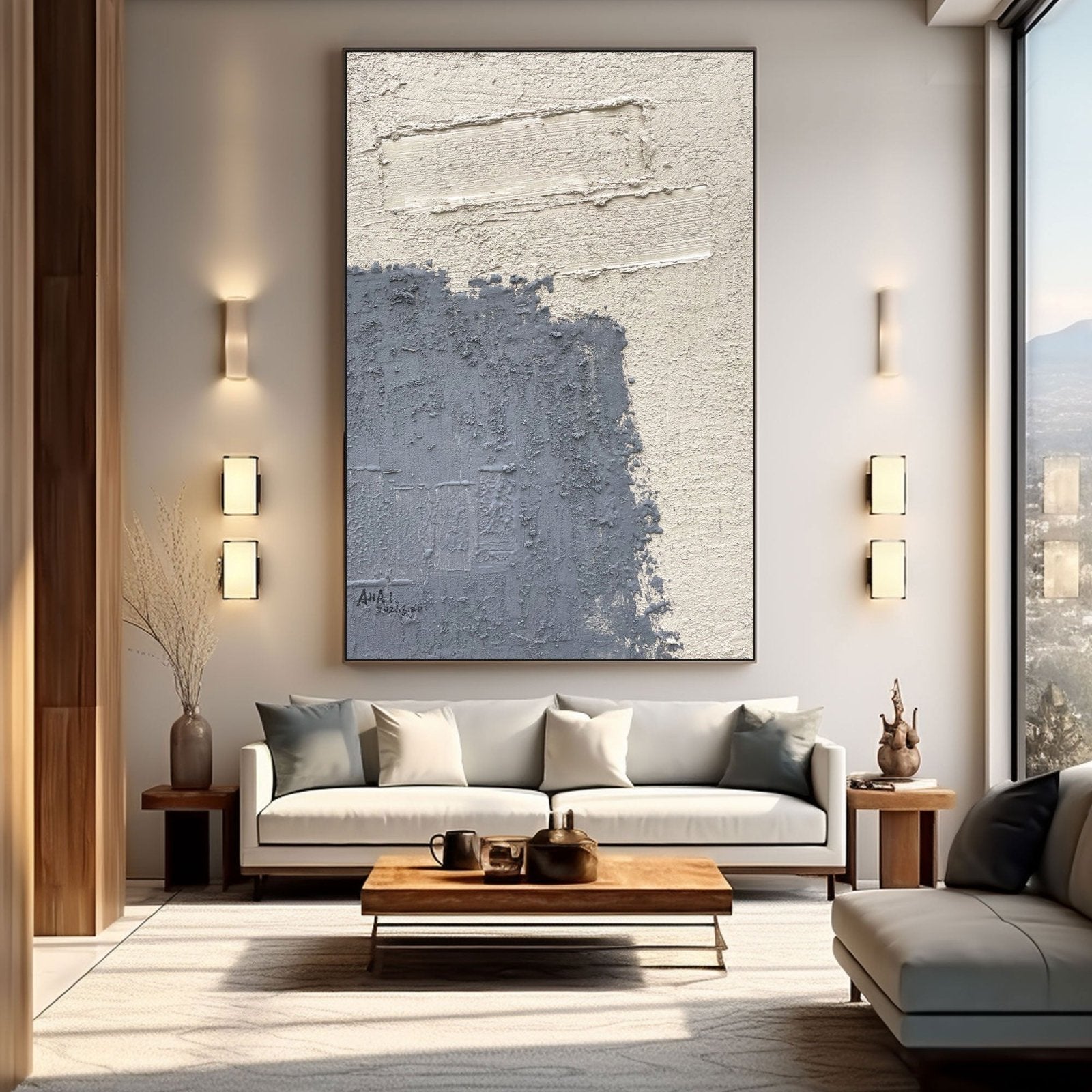 Abstract Painting "Unión de Texturas” - nukeart