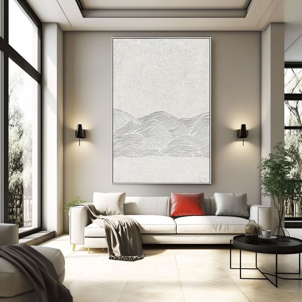 Abstract Painting "Vågorna av Tiden” - nukeart