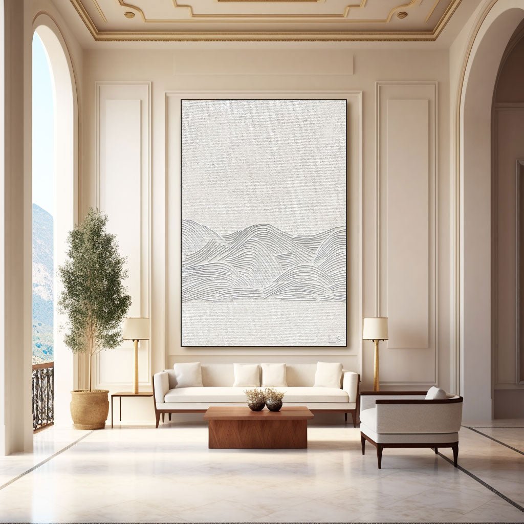 Abstract Painting "Vågorna av Tiden” - nukeart