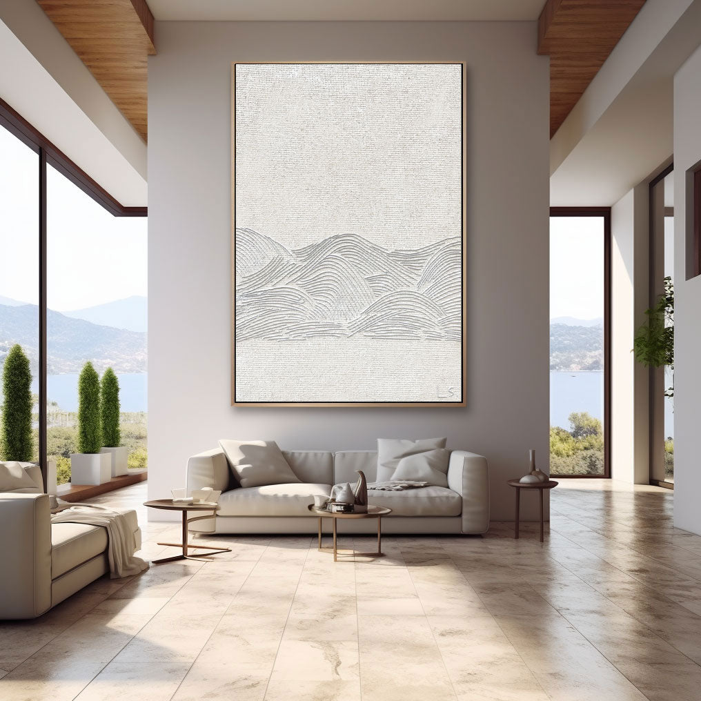 Abstract Painting "Vågorna av Tiden” - nukeart