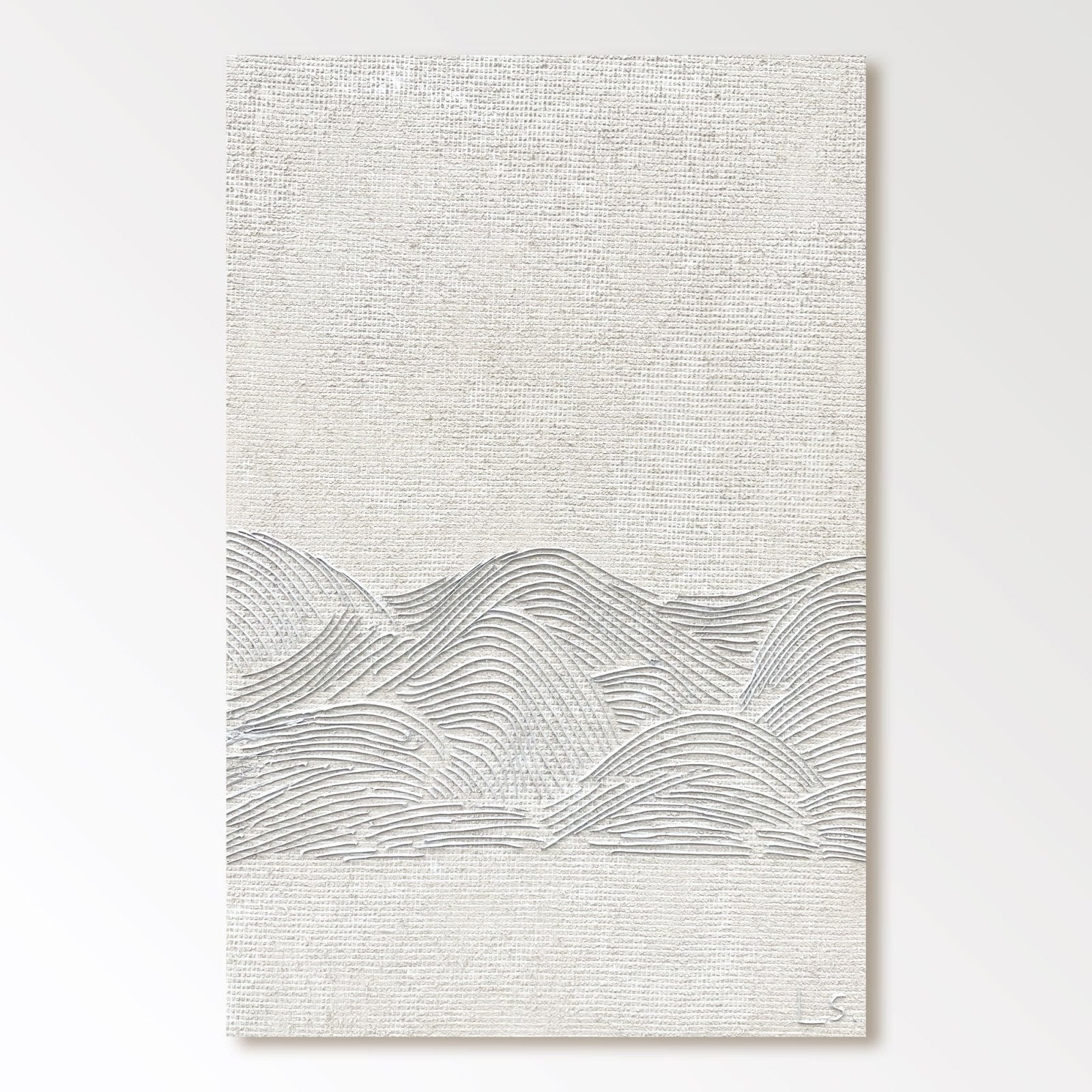 Abstract Painting "Vågorna av Tiden” - nukeart