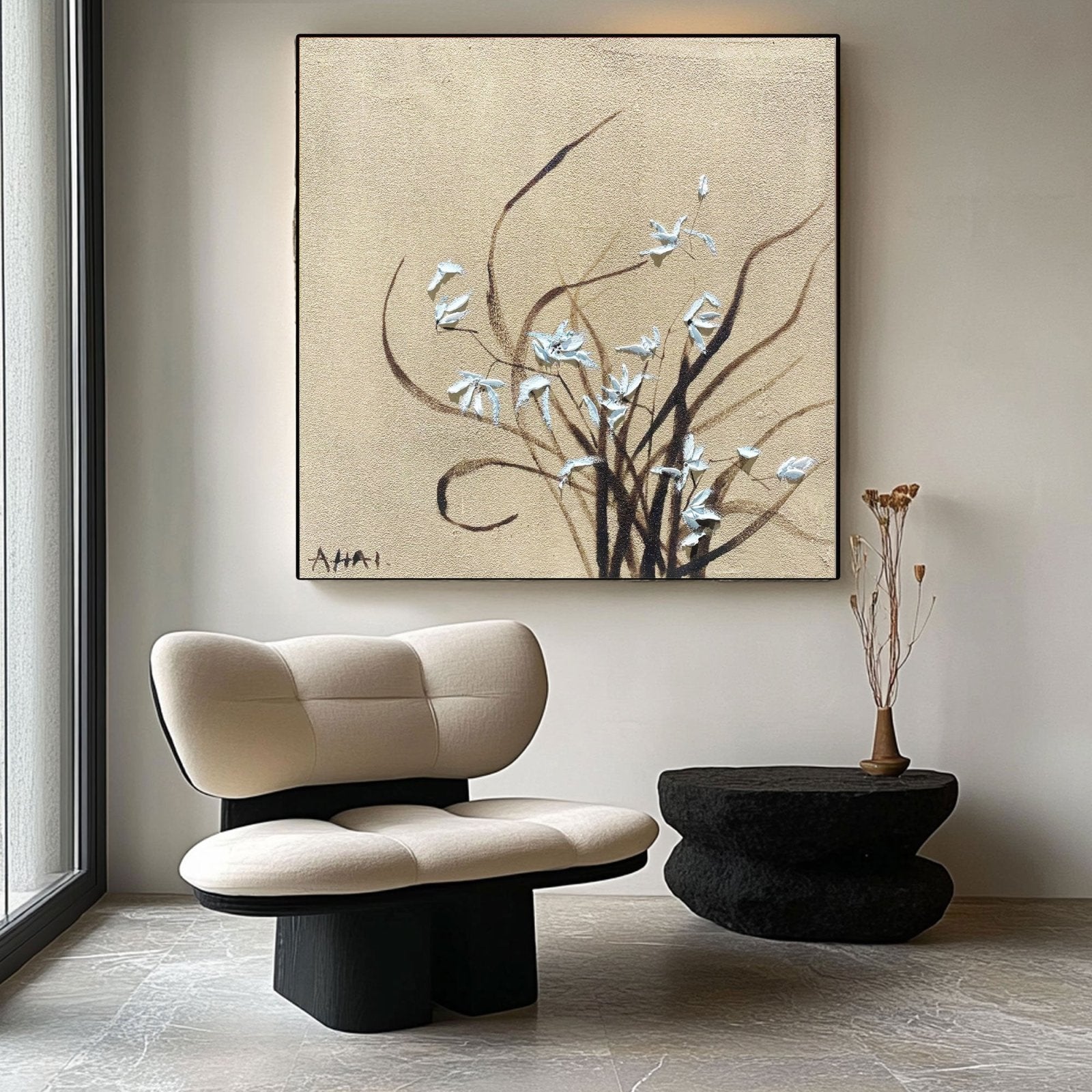Abstract Painting "Växtens Elegans” - nukeart