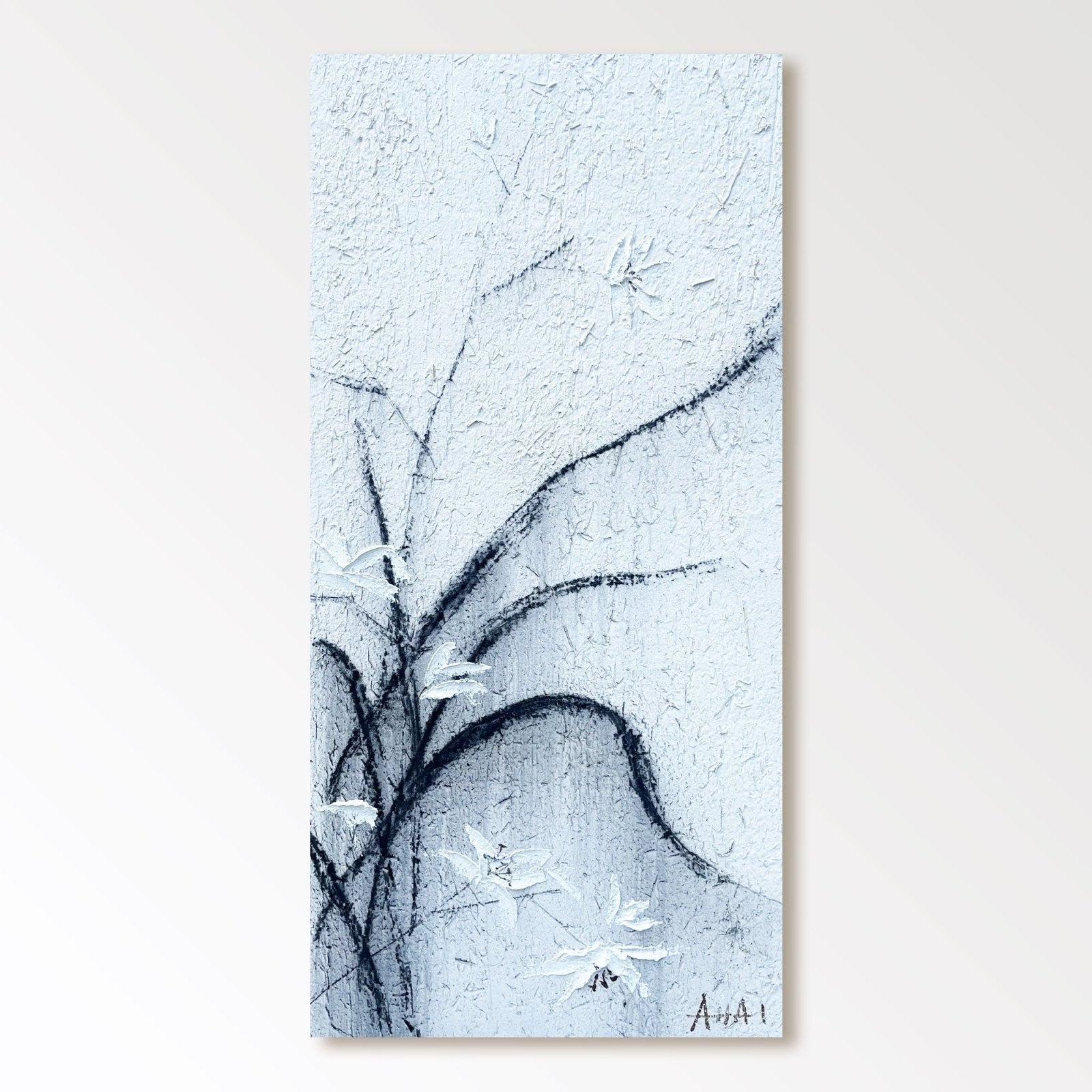Abstract Painting "Větrné Květiny" - nukeart