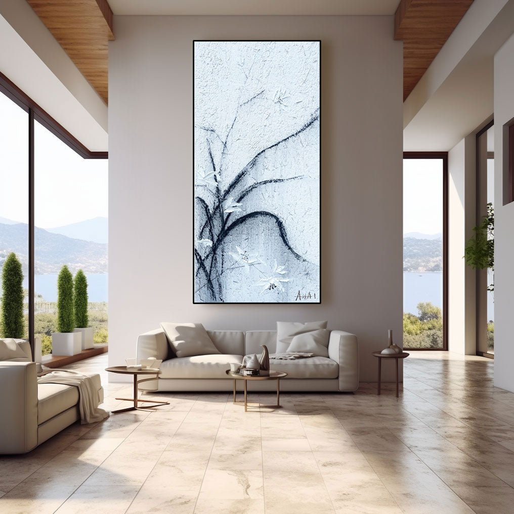 Abstract Painting "Větrné Květiny" - nukeart